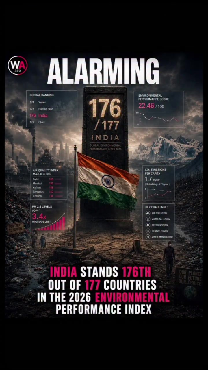 India's 2026 Environmental Performance Ranking