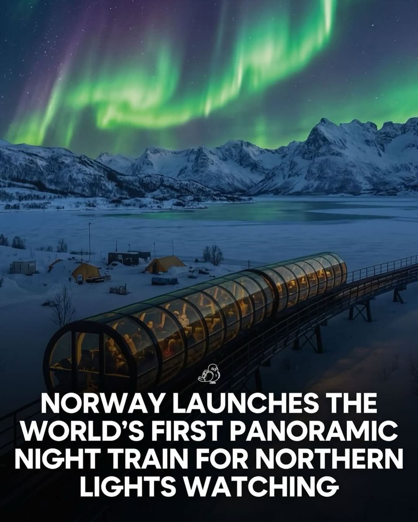 Experience the Northern Lights on Norway's First Panoramic Night Train