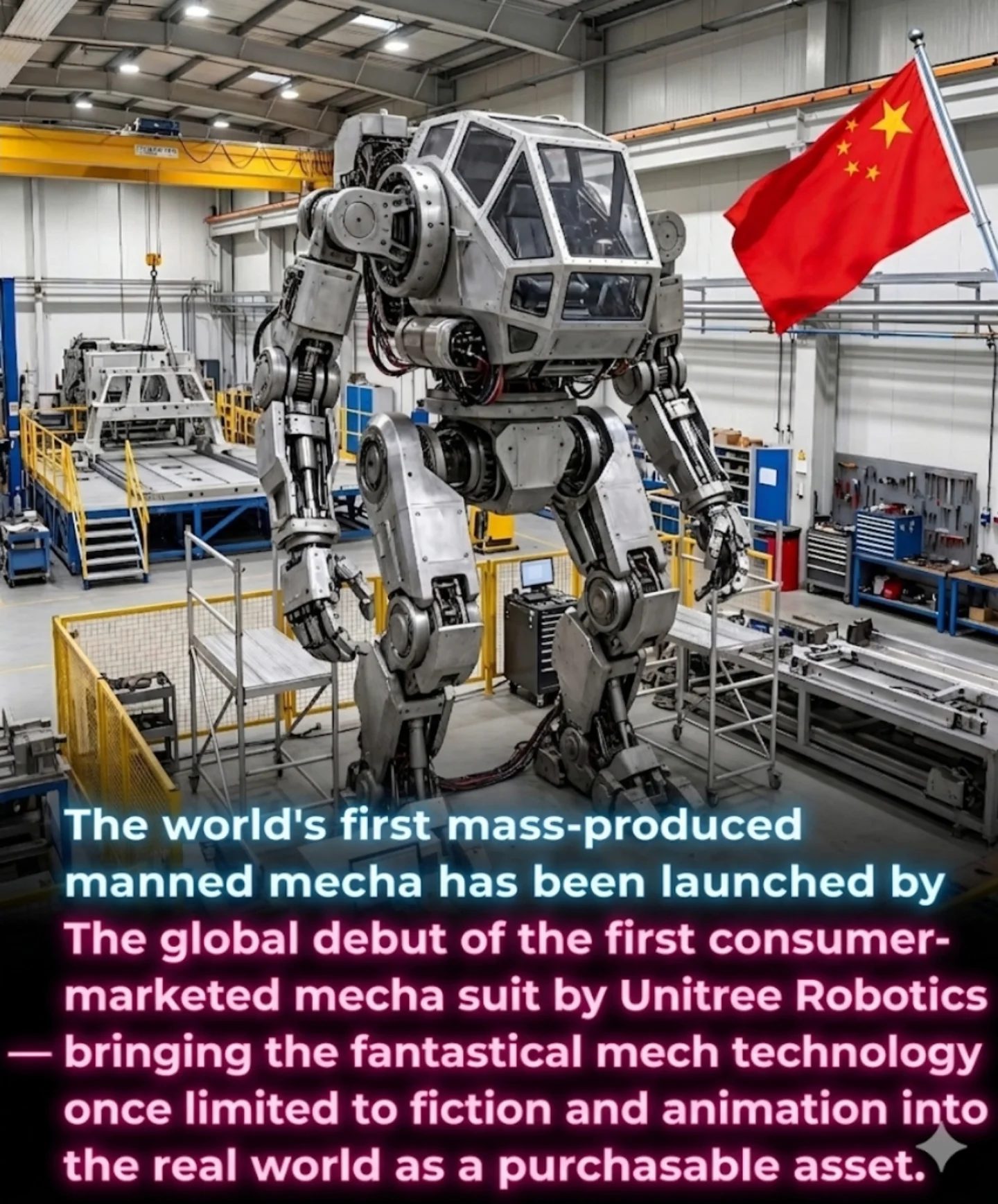 Unitree Robotics Introduces World's First Mass-Produced Mecha Suit