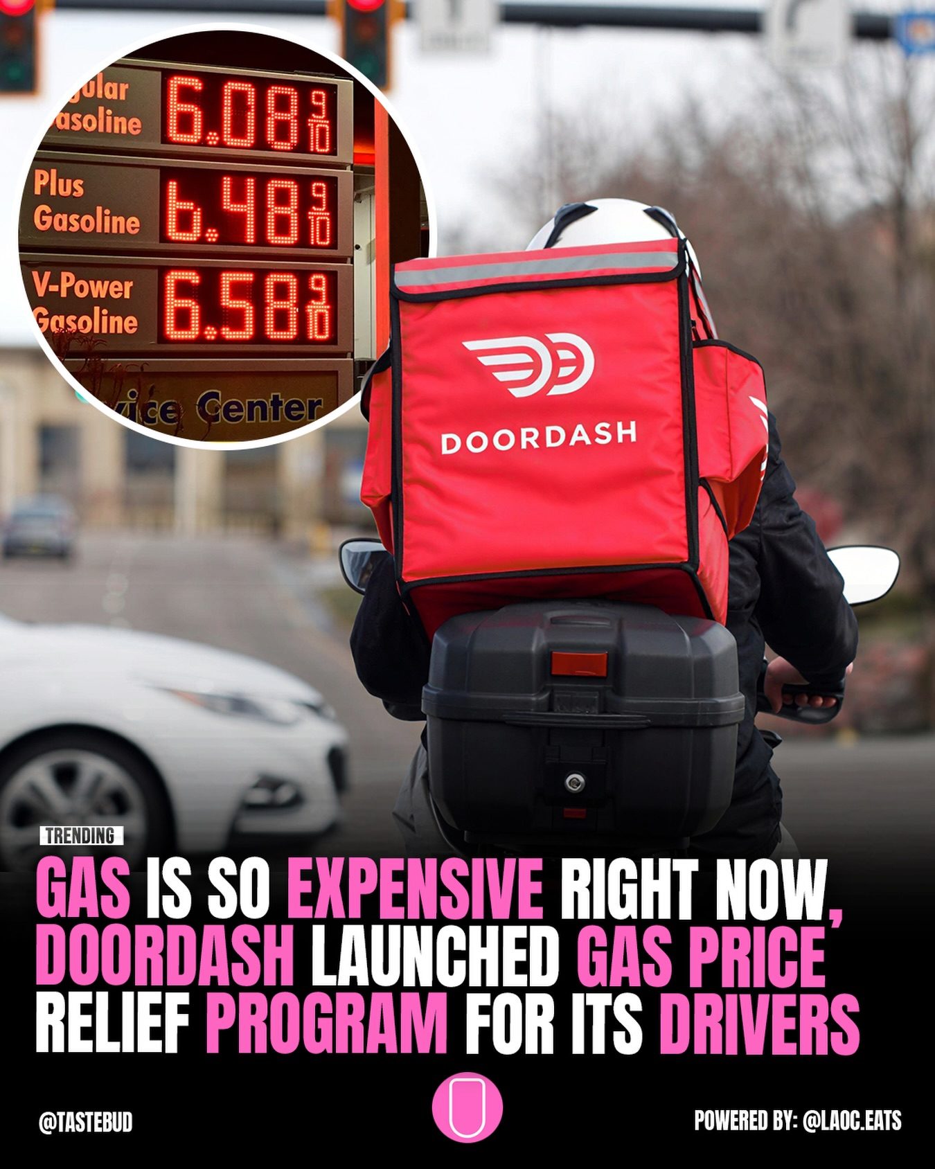 DoorDash's New Gas Relief Program for Drivers
