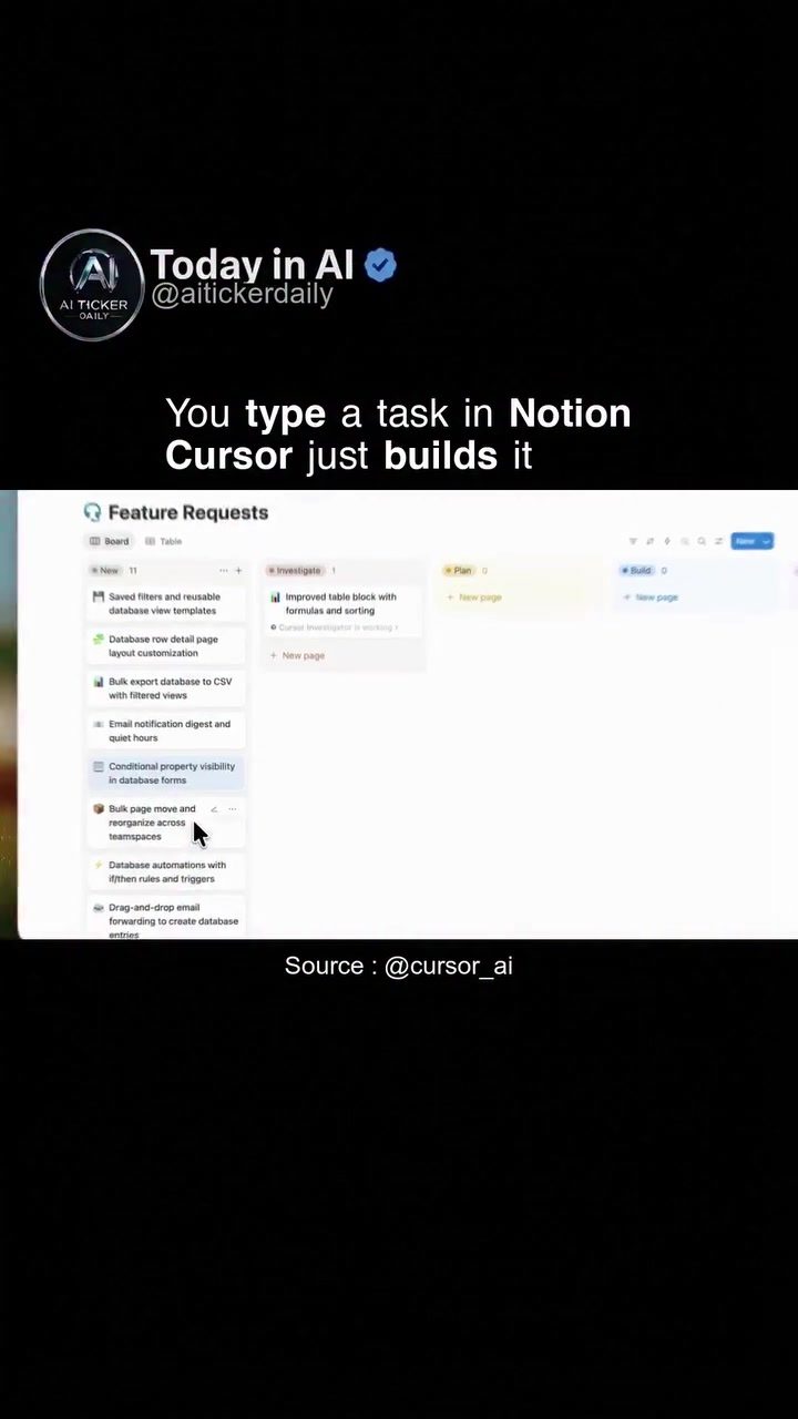 How Cursor Automates Notion Feature Requests for Development