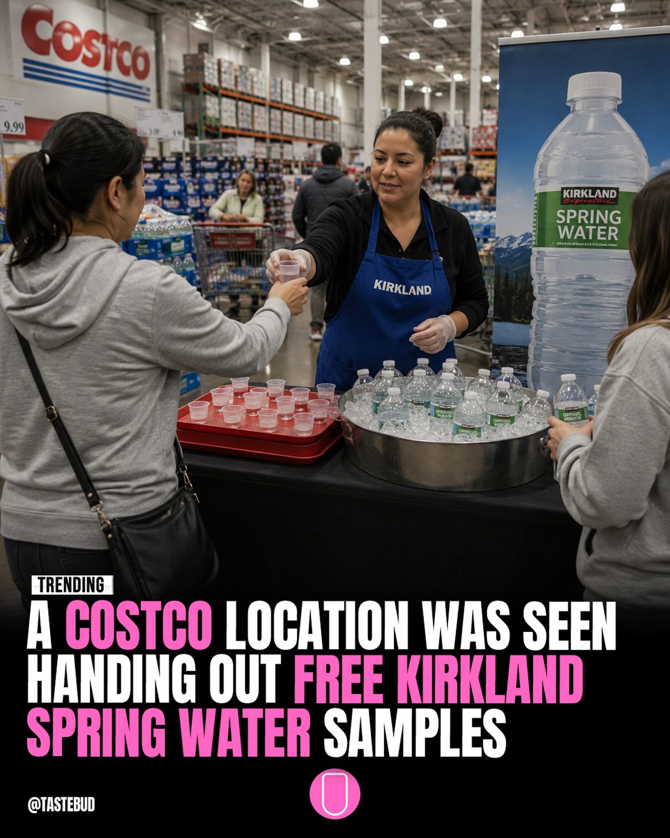 Costco's Surprising Bottled Water Sampling Station