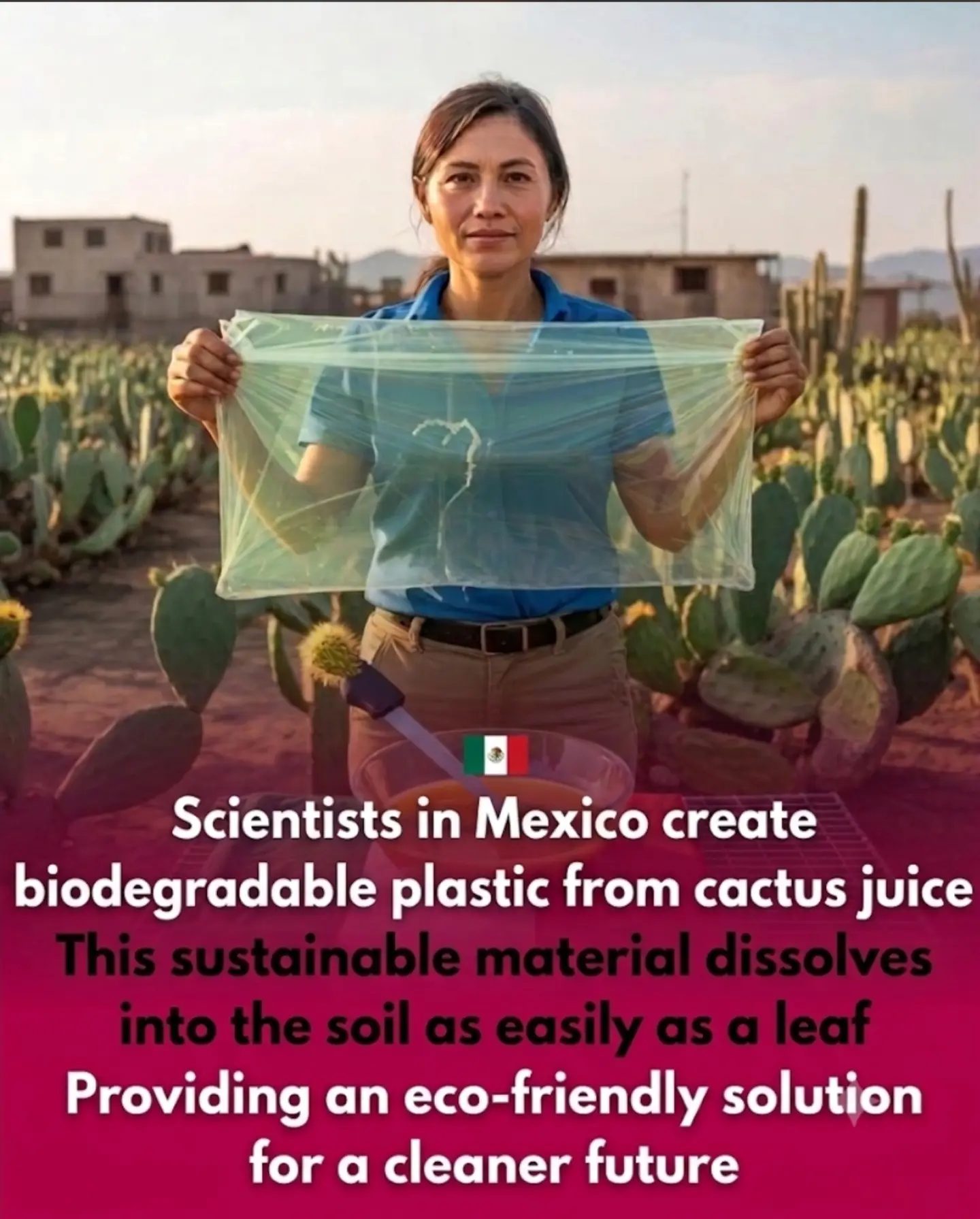 Mexican Innovation: Eco-Friendly Cactus Plastic