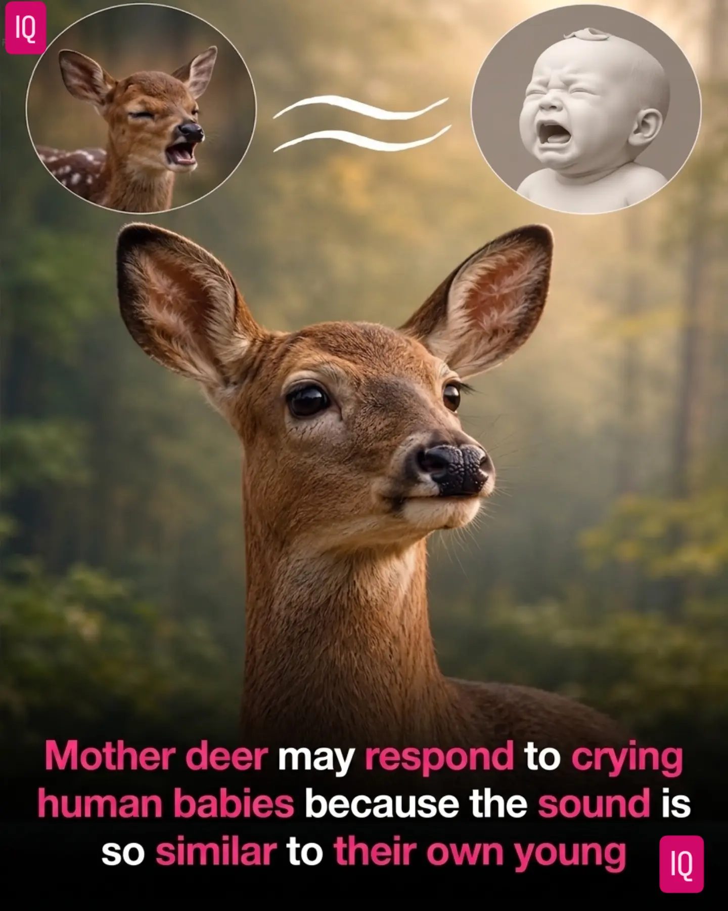 Why Mother Deer Respond to Human Babies' Cries
