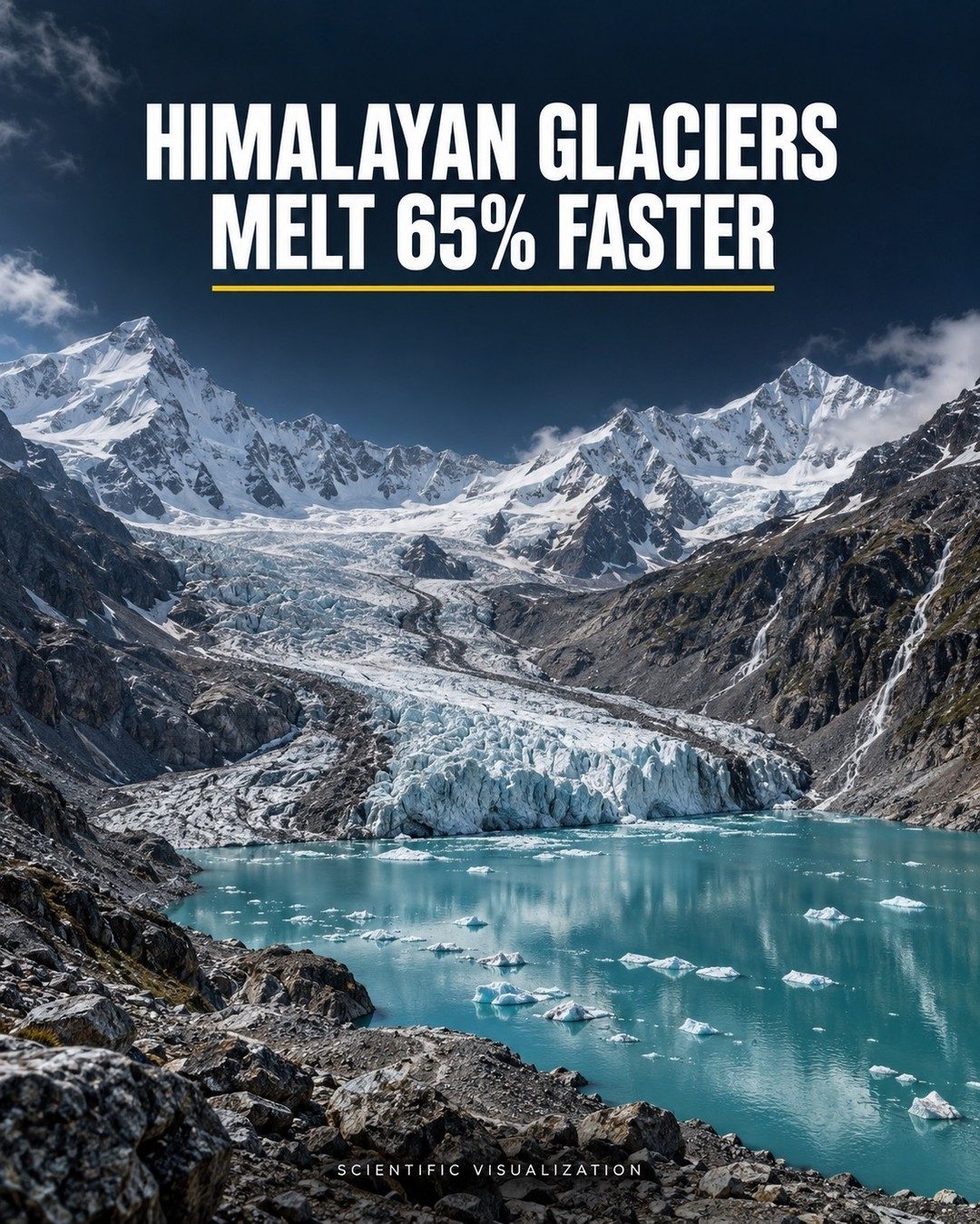 Himalayan Glaciers Melting 65% Faster