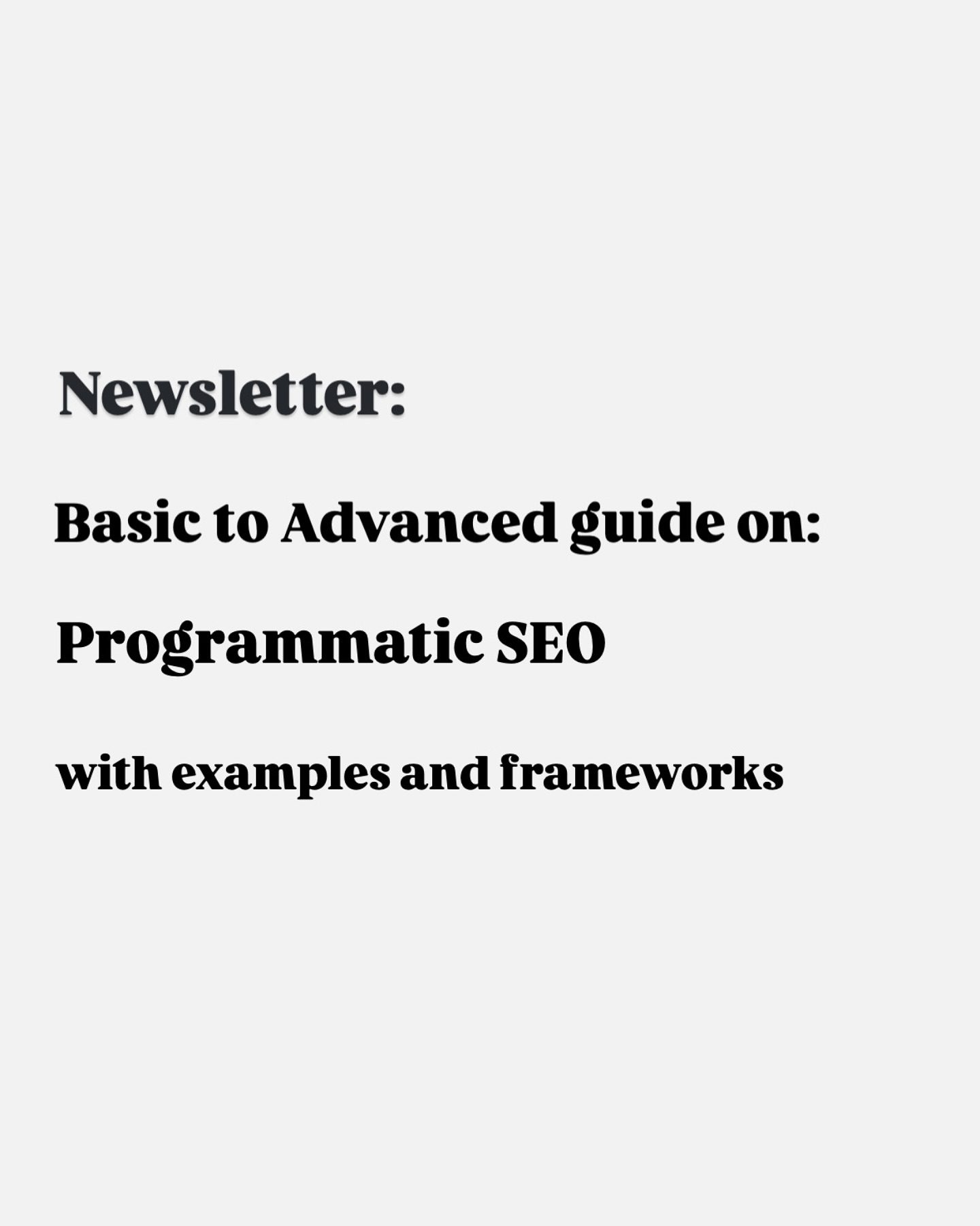 Master Programmatic SEO: A Basic to Advanced Guide