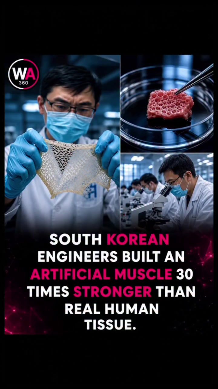 South Korean Engineers Develop Artificial Muscle 30 Times Stronger