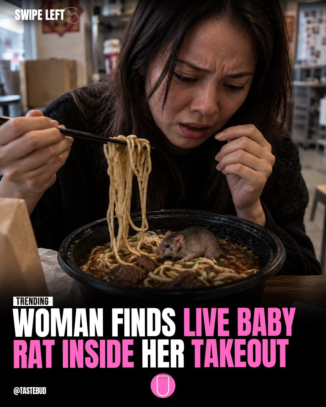 Hong Kong Diner's Rat in Noodles Incident