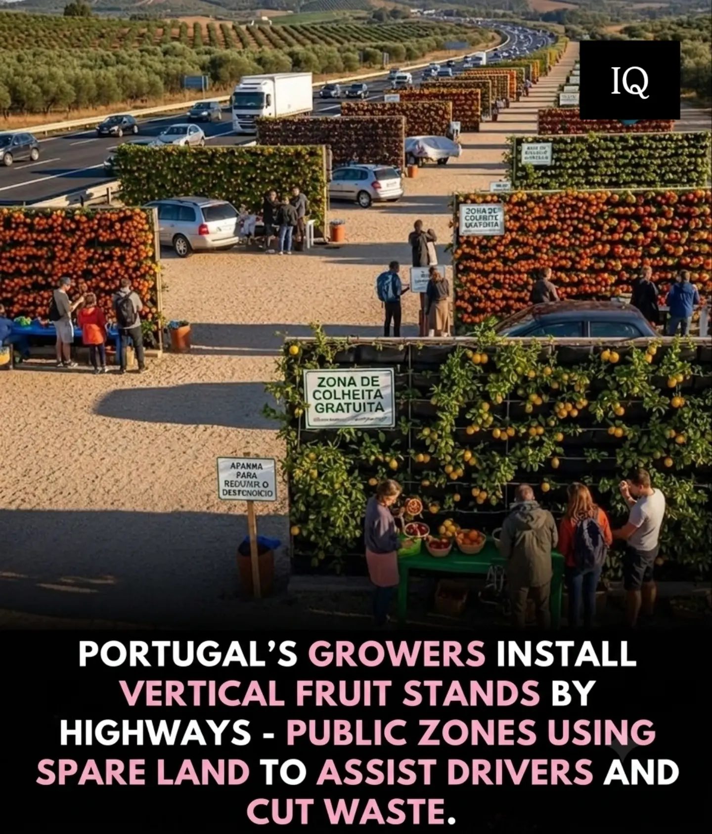 Portugal's Vertical Fruit Stands: Feeding Drivers, Reducing Waste