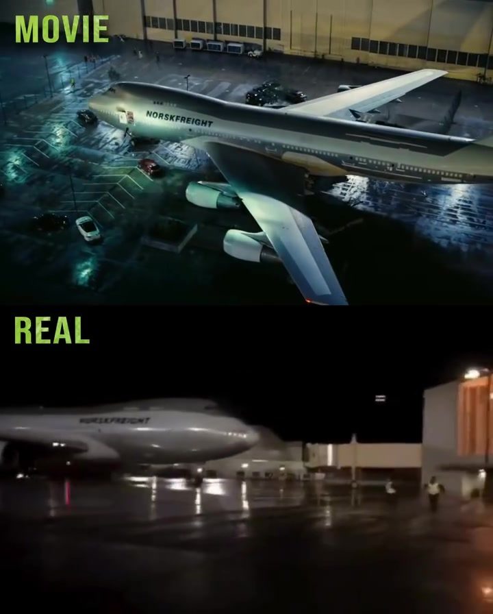Christopher Nolan: Real vs. Movie Airplane Scenes