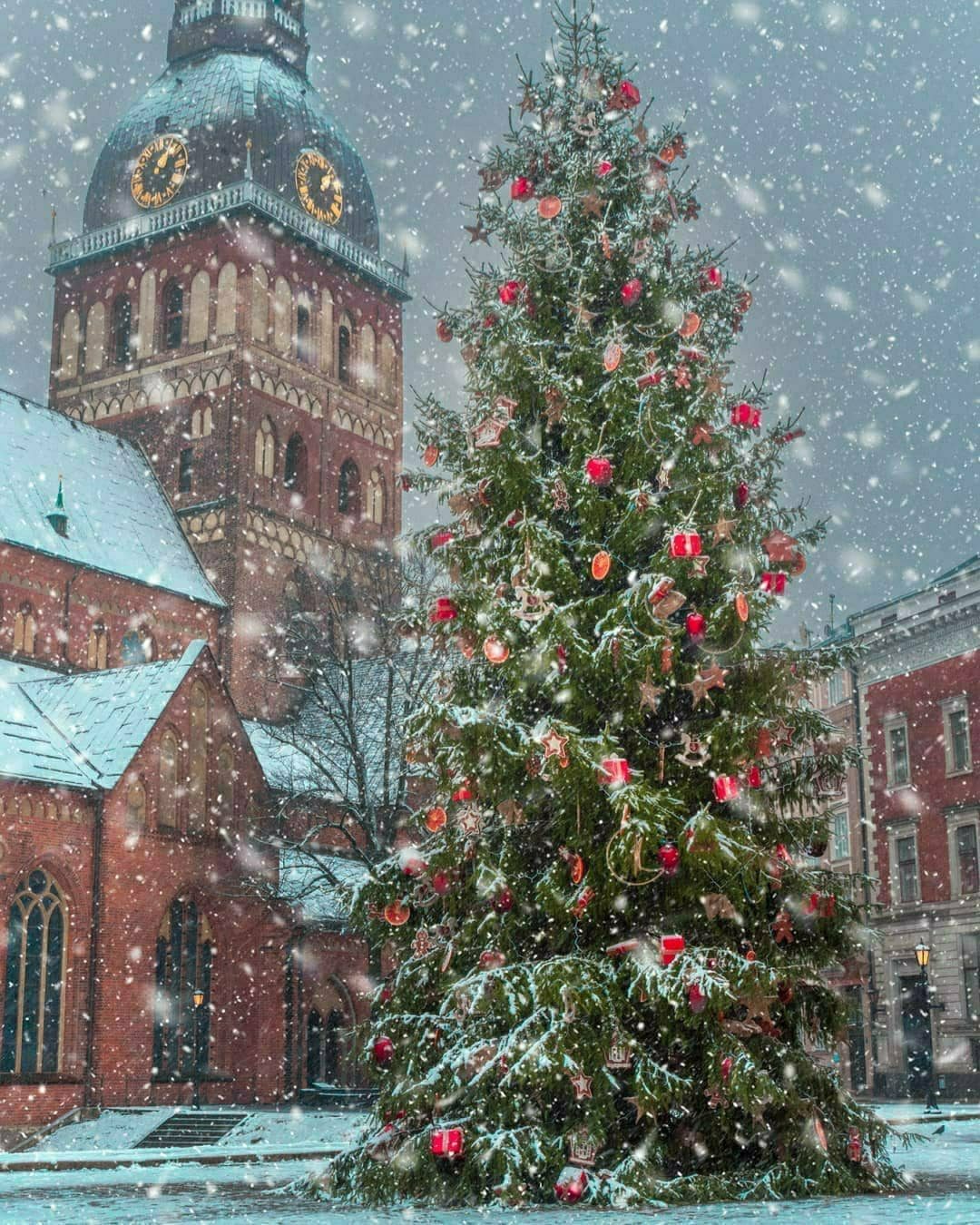 Christmas Magic in Snowy European Towns