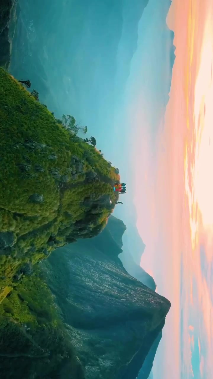 Aerial View of Mountain Landscape