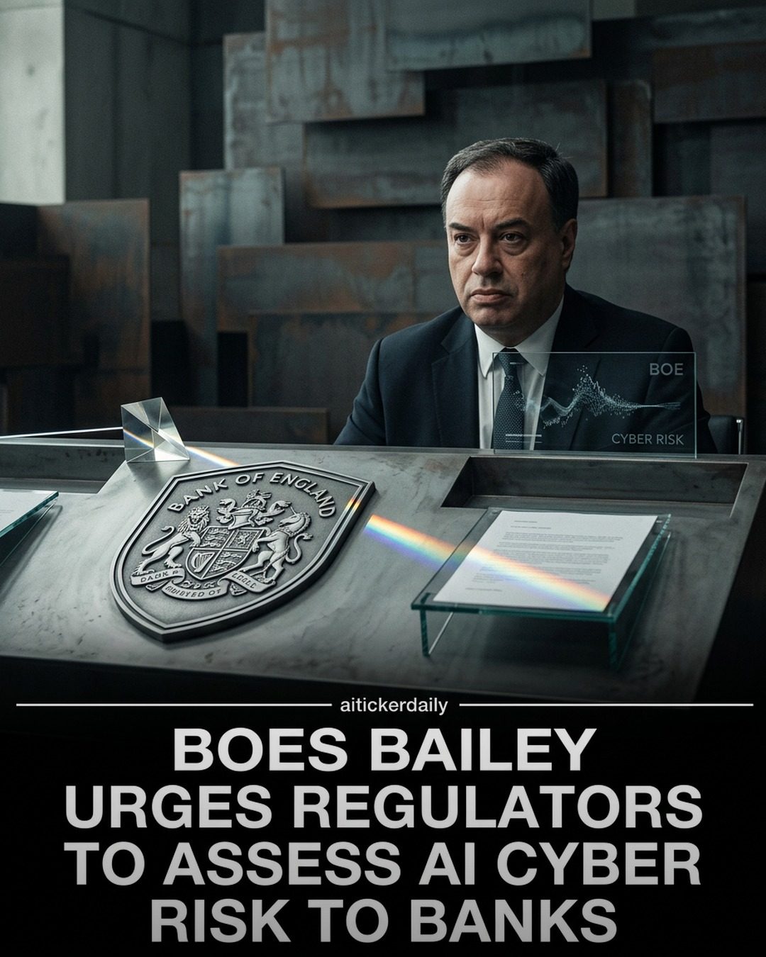 Andrew Bailey: Bank of England Governor on AI Cyber Risks