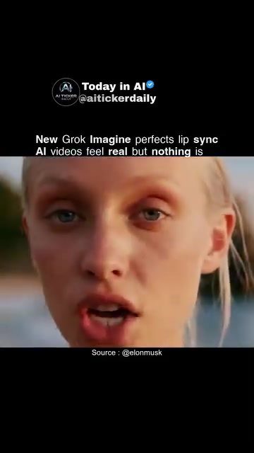 Grok Imagine's New AI Lip Sync Technology: Blurring Reality