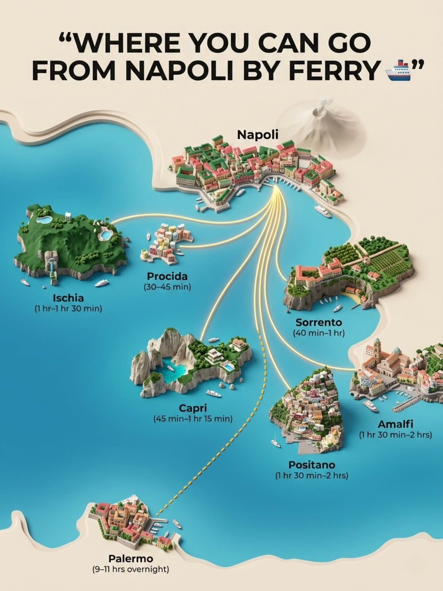 Explore Naples Ferry Routes: Top Destinations and Travel Times