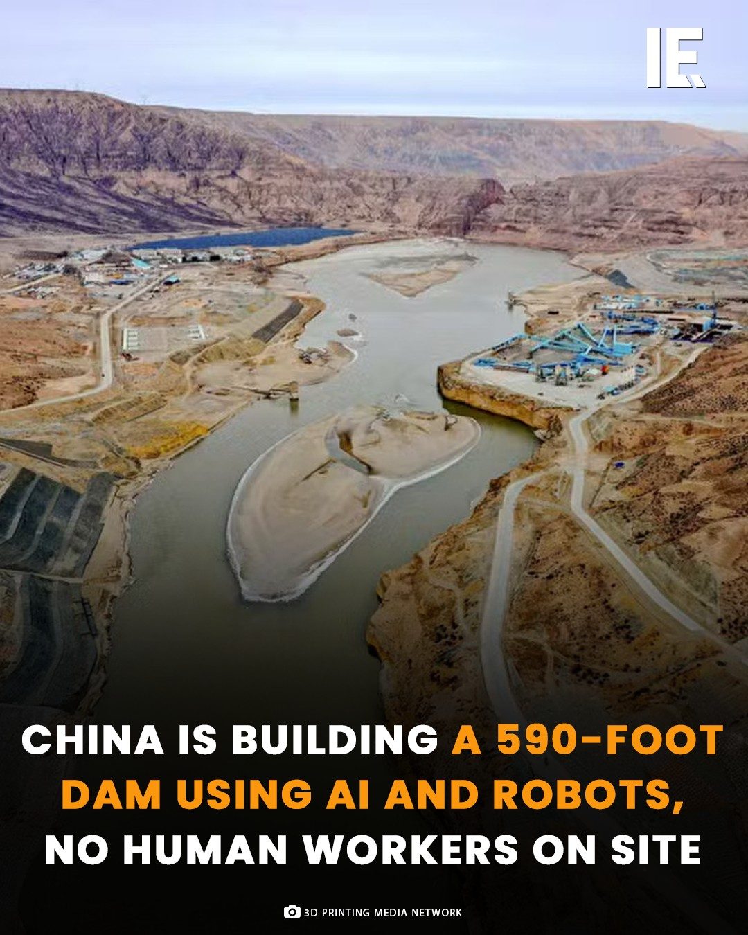 China's Yangqu Dam: AI and Robots Revolutionize 590-Foot Hydropower Construction