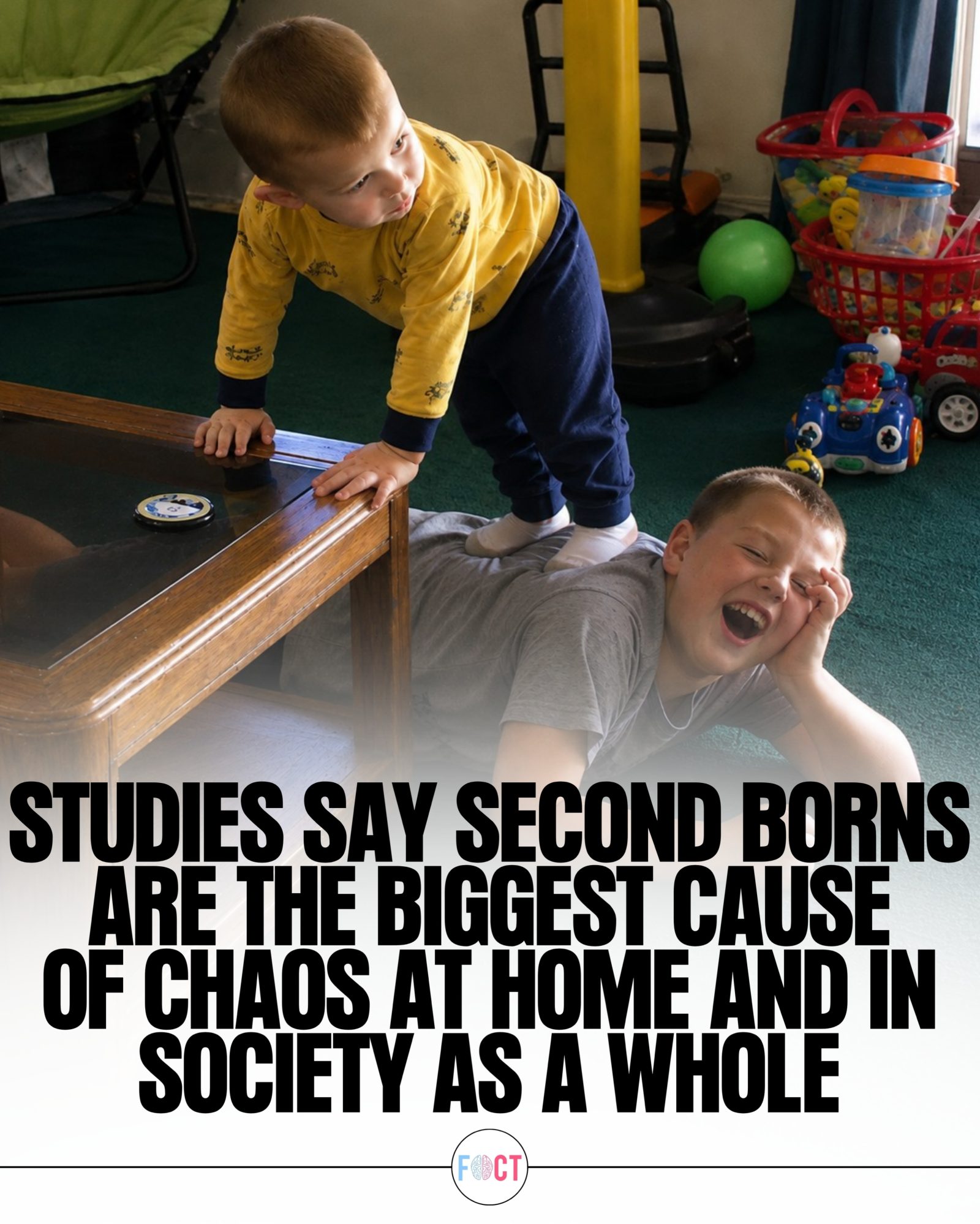 How Second-Borns Bring Chaos to Families