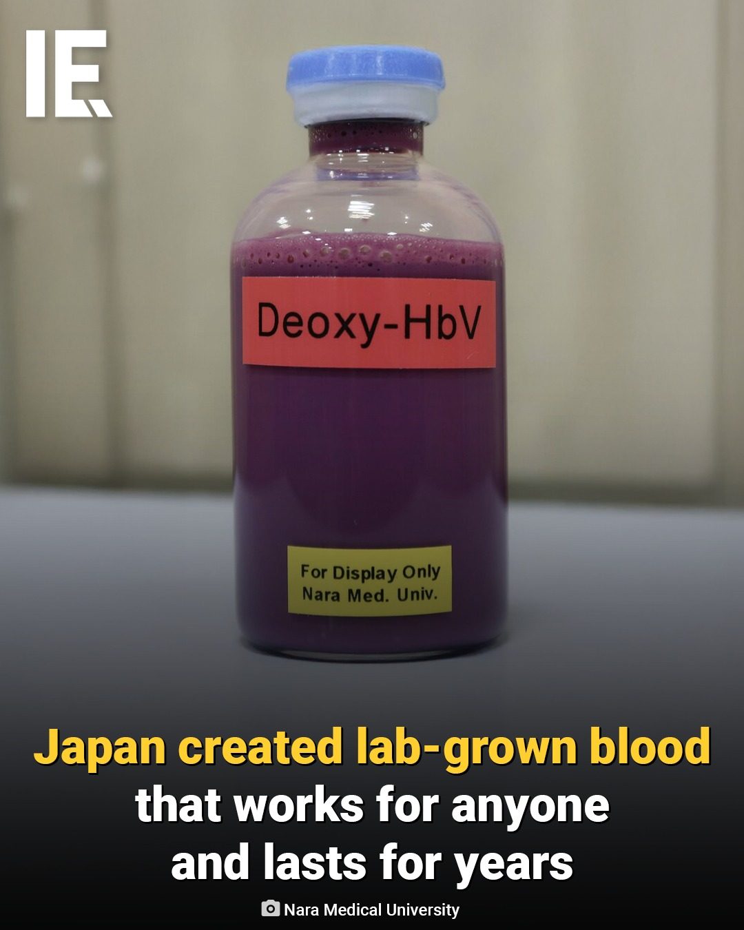 Lab-Grown Blood: Universal, Long-Lasting Breakthrough from Japan
