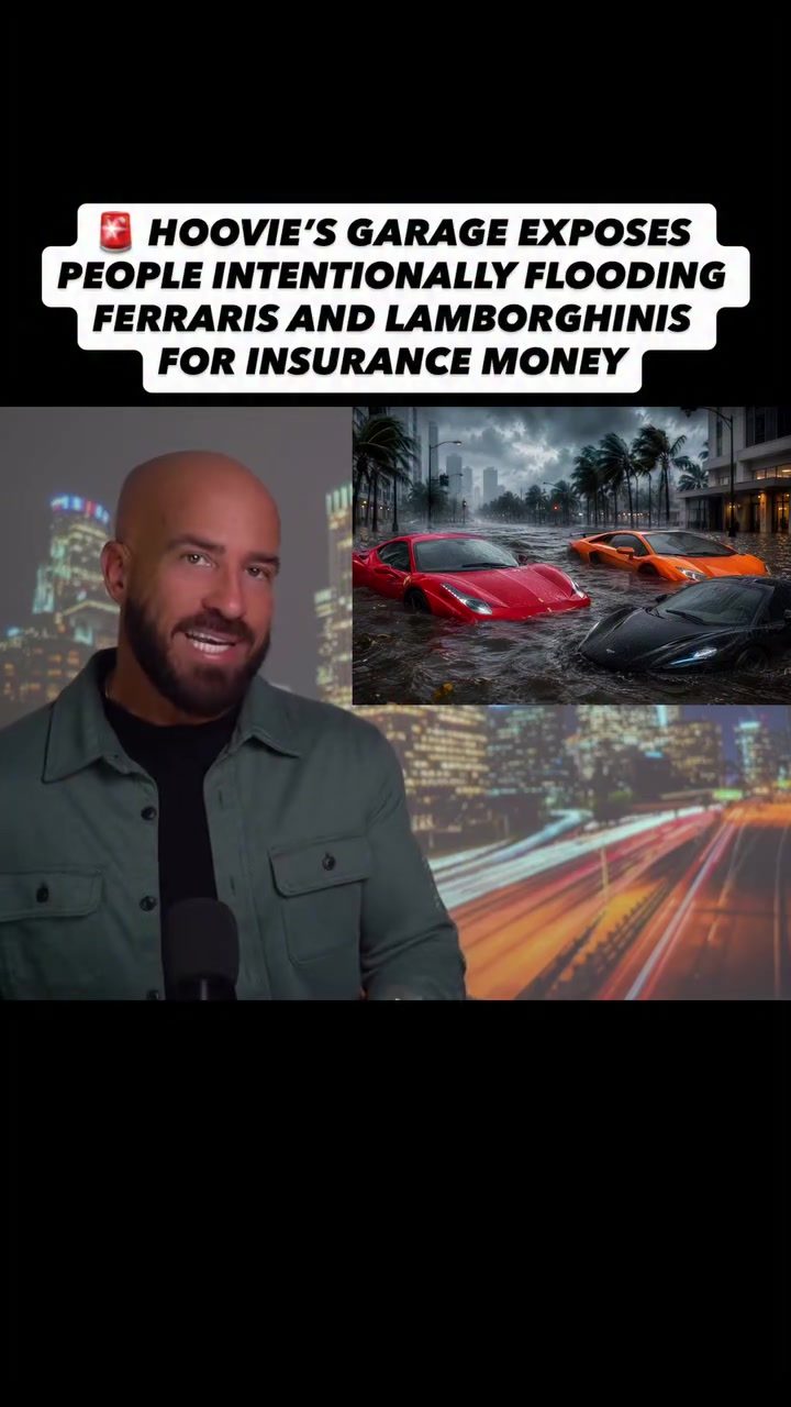 Insurance Fraud: Luxury Cars Deliberately Flooded for Claims