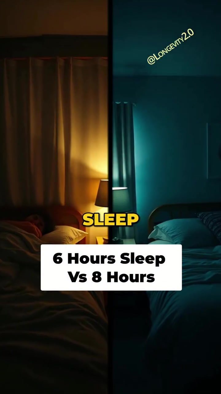 The Impact of Six vs. Eight Hours of Sleep on Long-Term Health