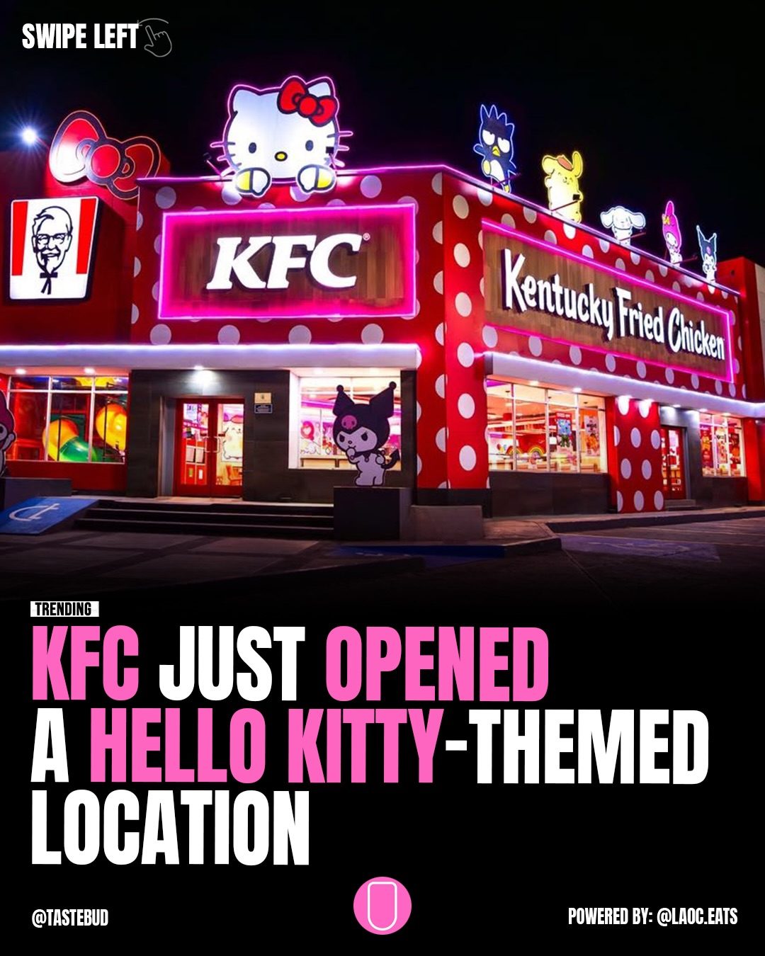 Hello Kitty Takes Over KFC in Monterrey with Colorful Themed Experience