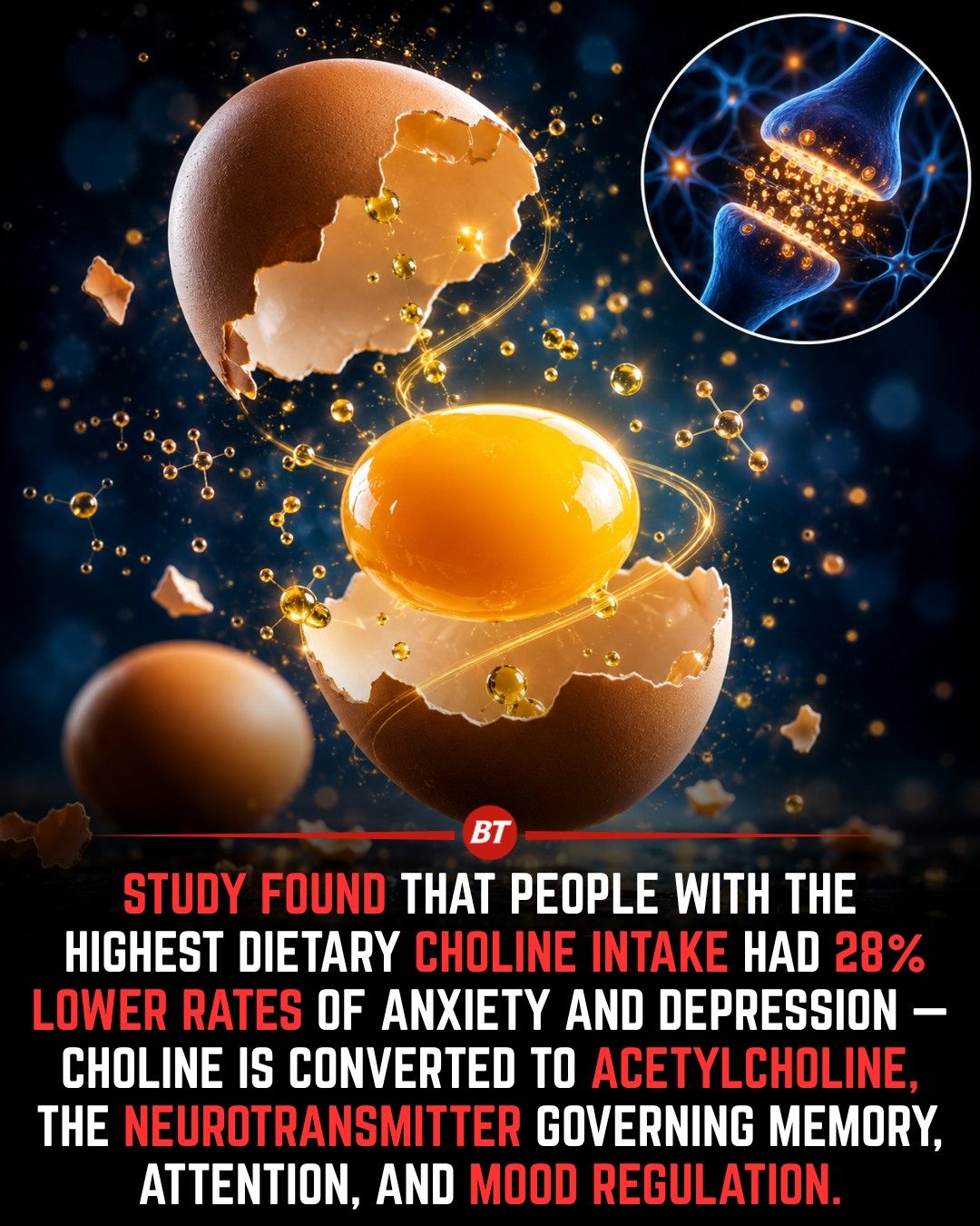 Choline's Surprising Role in Reducing Anxiety and Depression