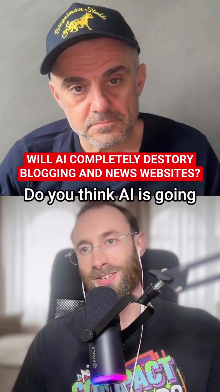 GaryVee on AI Impact on Blogging and News Sites