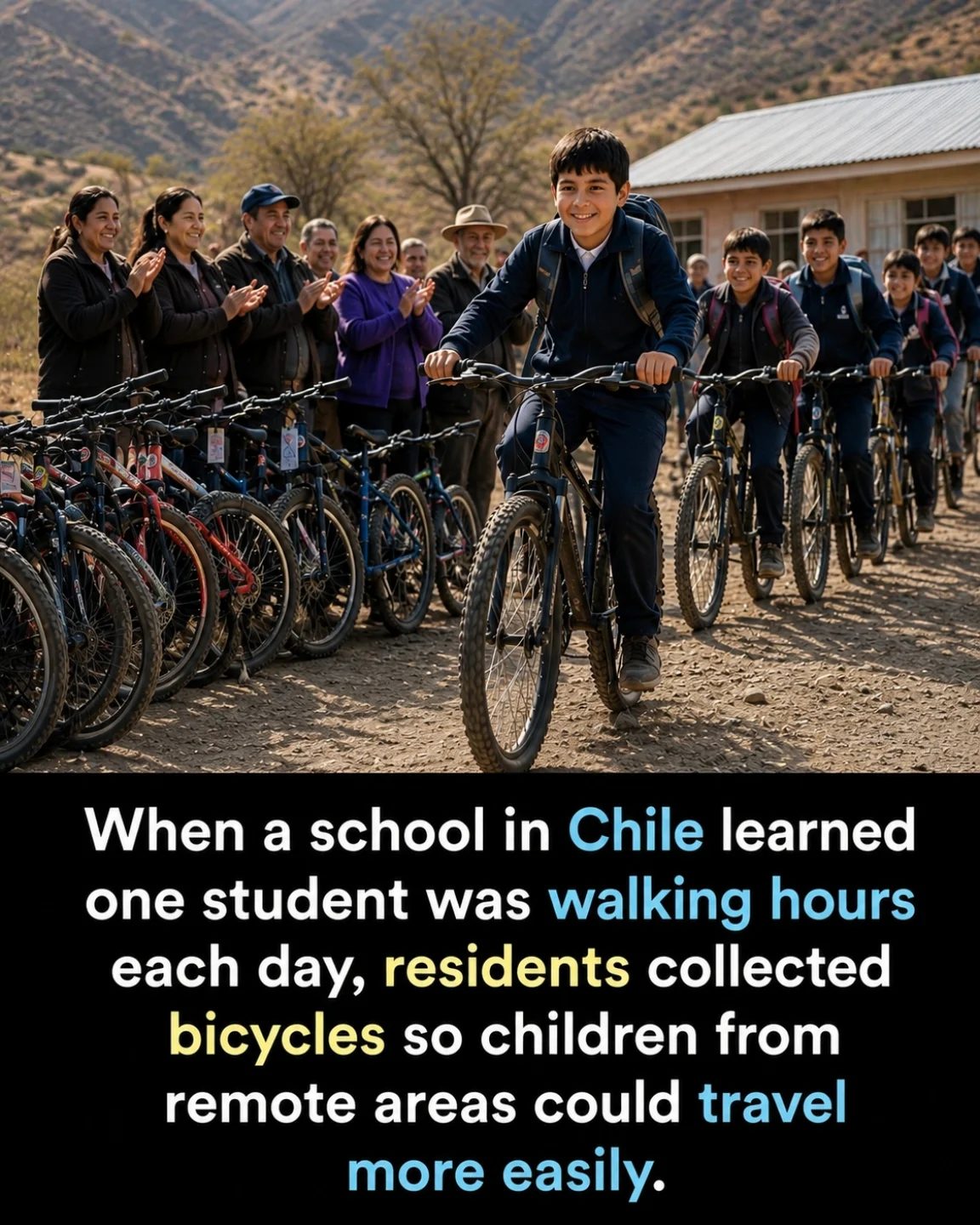 Chile's Community Bicycle Drive Eases Children's School Commutes