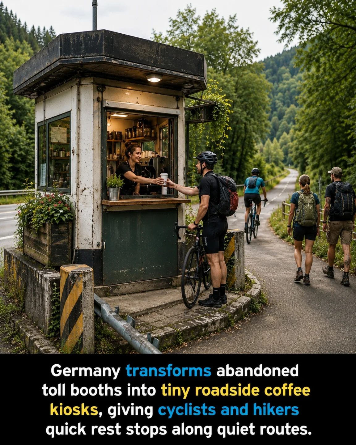 Coffee Kiosks: Germany's Clever Use of Old Toll Booths