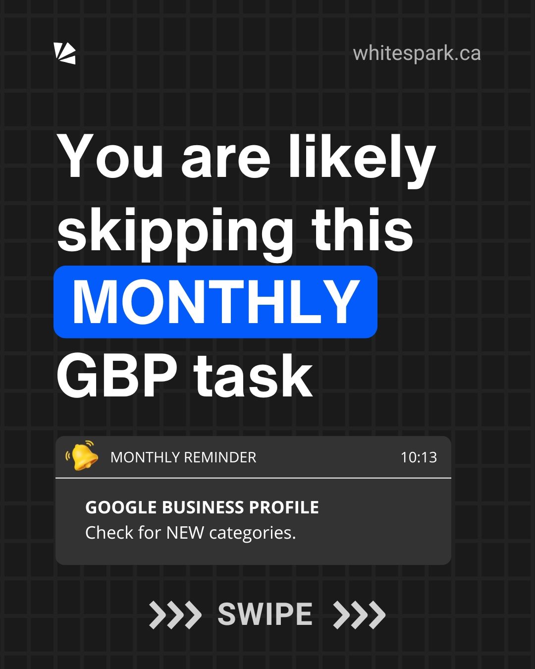 Monthly GBP Optimization: Check for New Categories