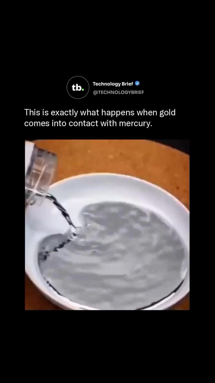 Gold and Mercury: The Amalgamation Process