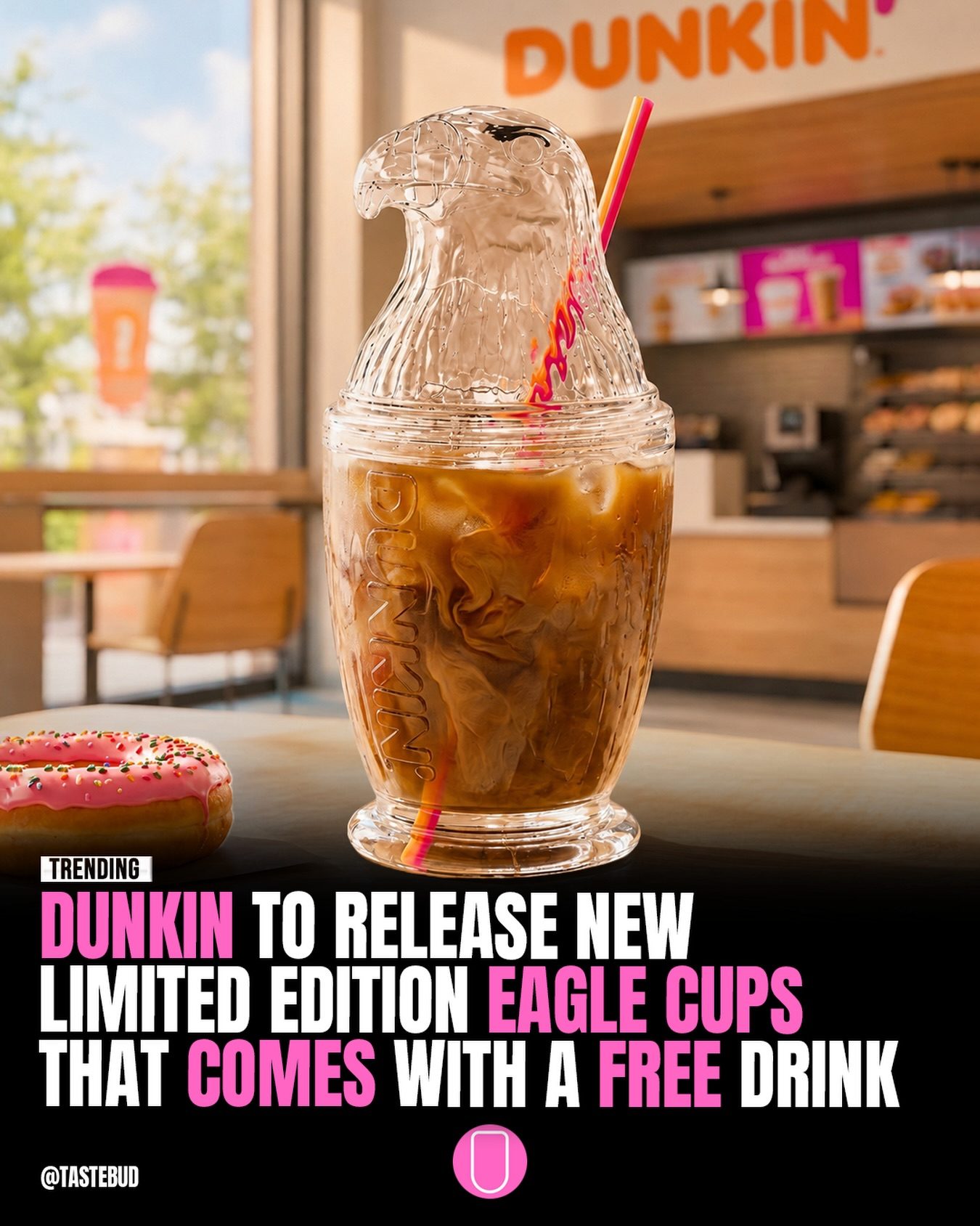 Dunkin' Launches Limited Edition Eagle Cups with Free Drink