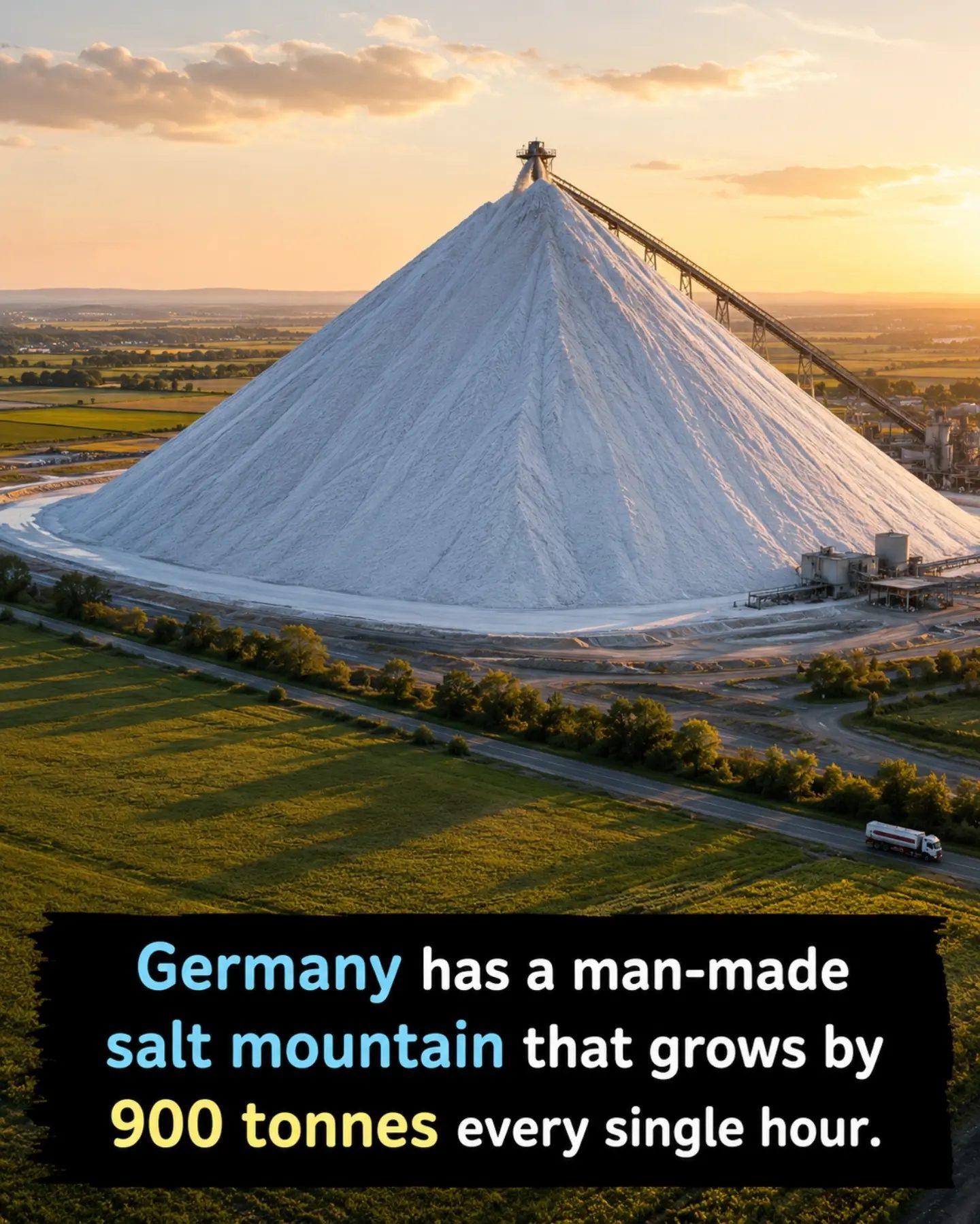 Germany's Growing 900-Tonne Salt Mountain