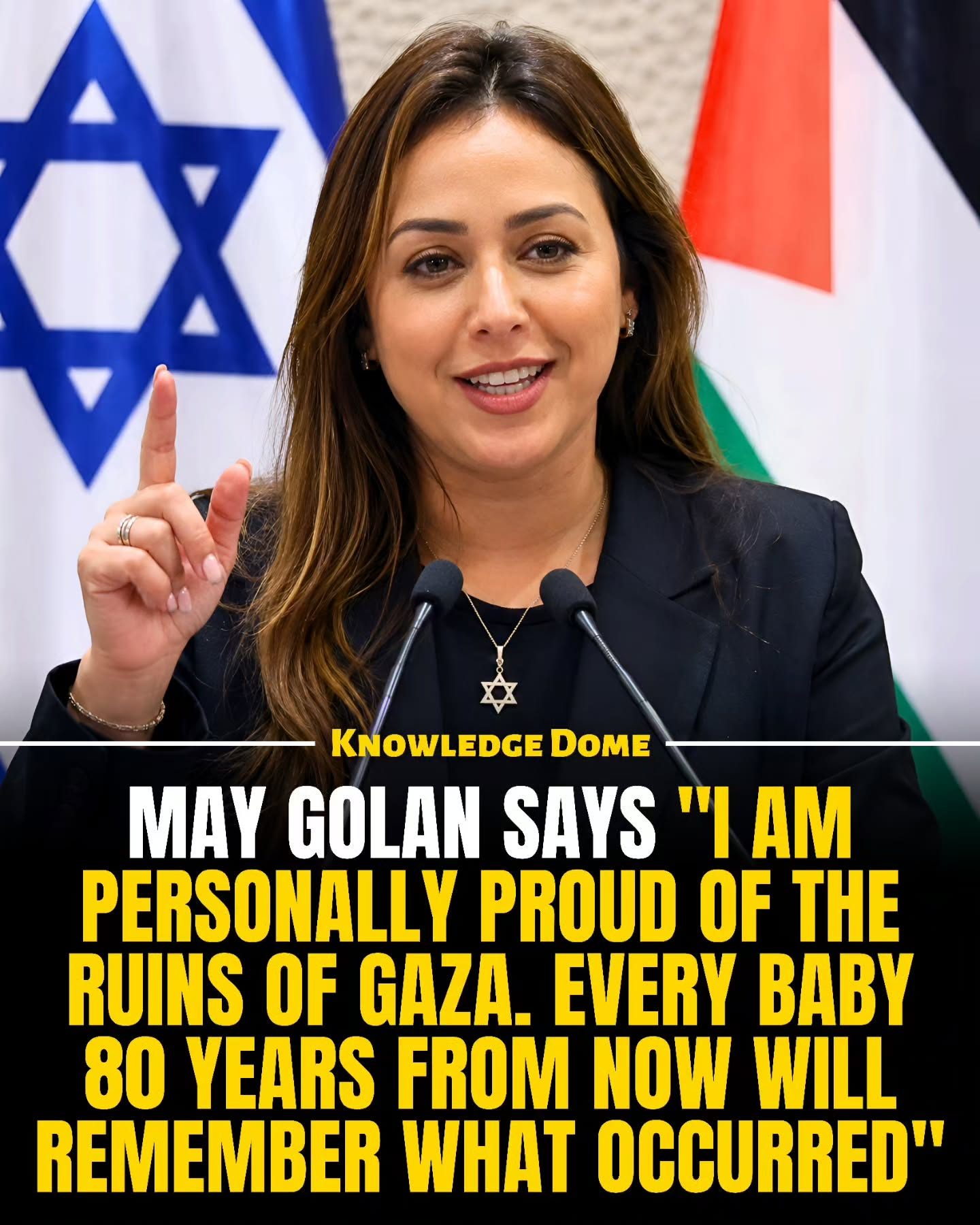 May Golan's Controversial Remarks on Gaza Spark Global Outrage