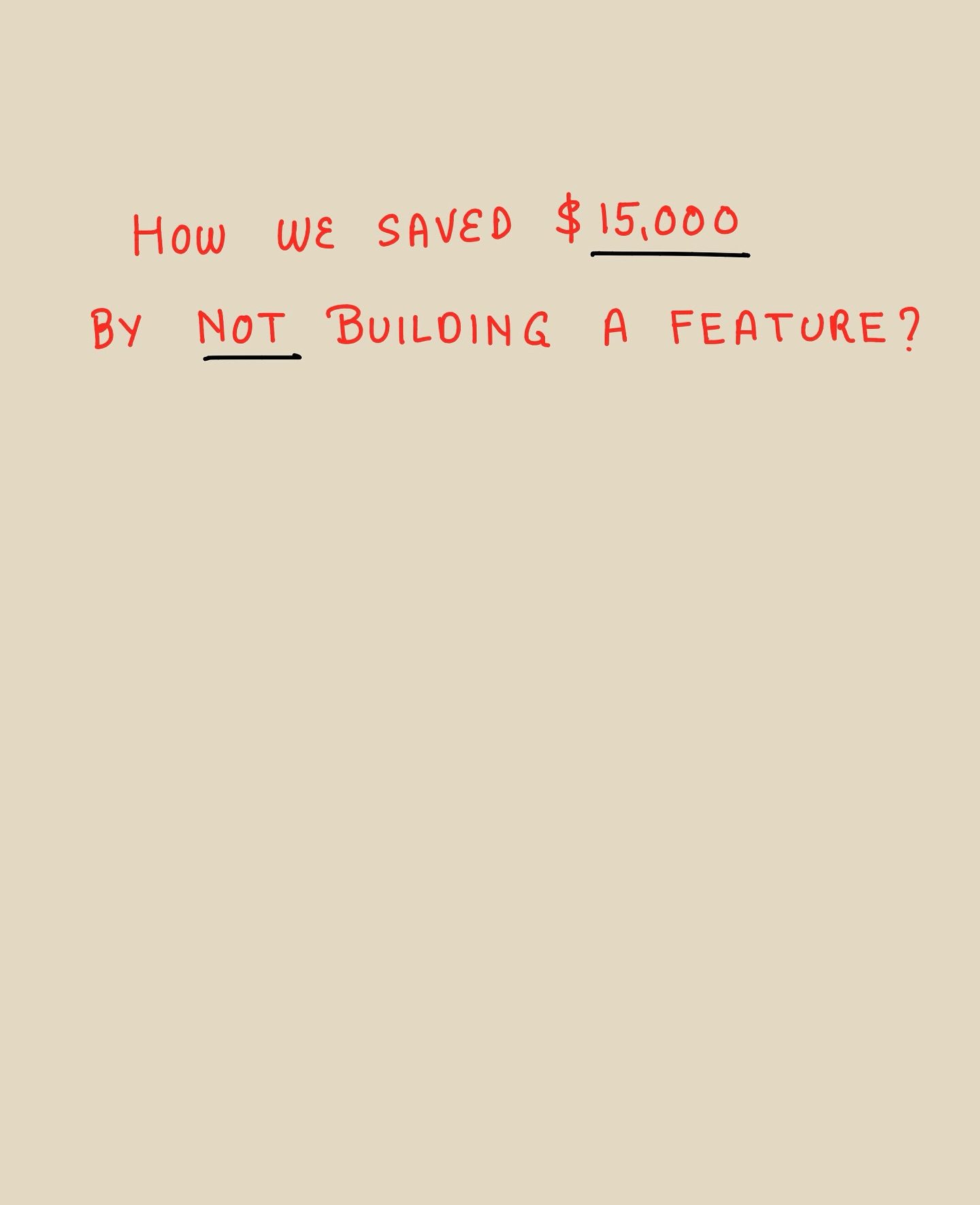 The Painted Door Test: How It Saved a D2C Brand $15,000