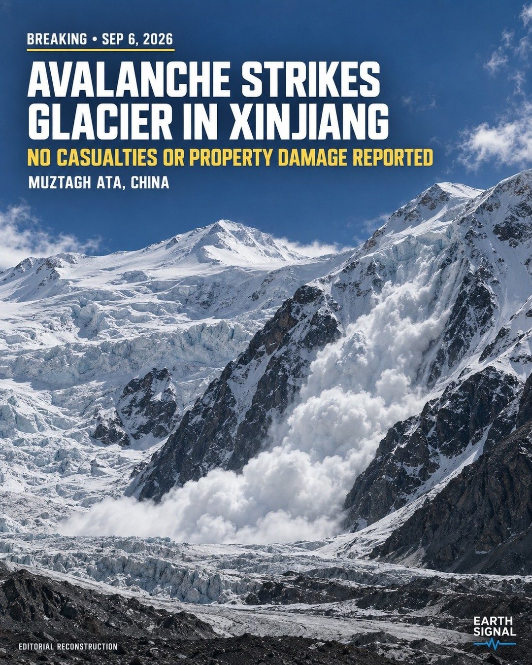 Xinjiang Avalanche: Glacier Collapse in China