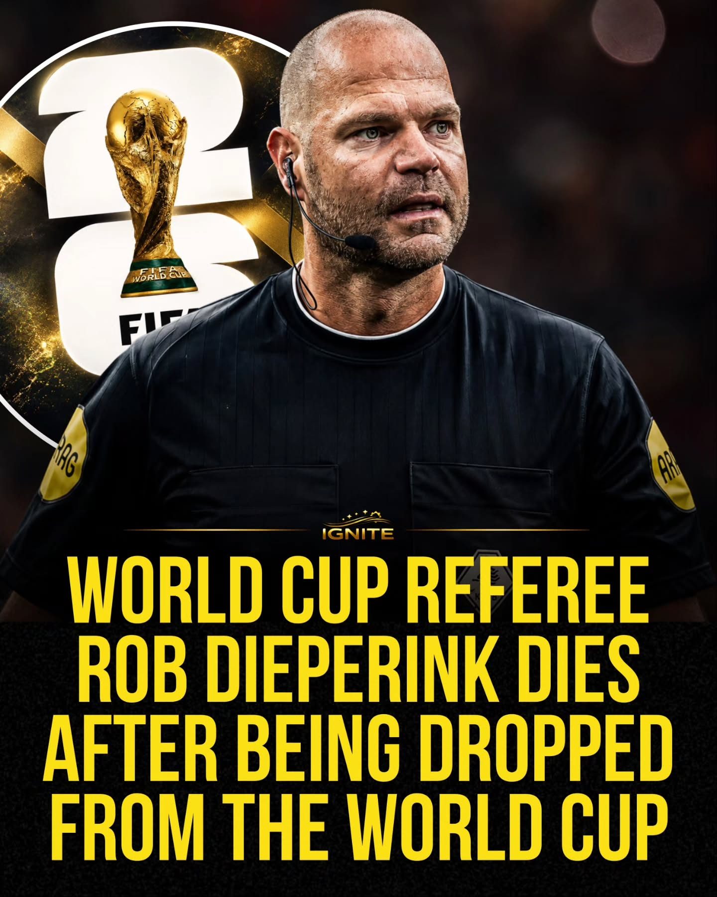 Tragic Death of World Cup Referee Rob Dieperink