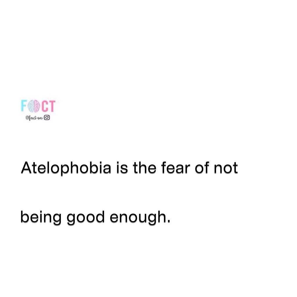 **Understanding Atelephobia: The Fear of Not Being Good Enough**