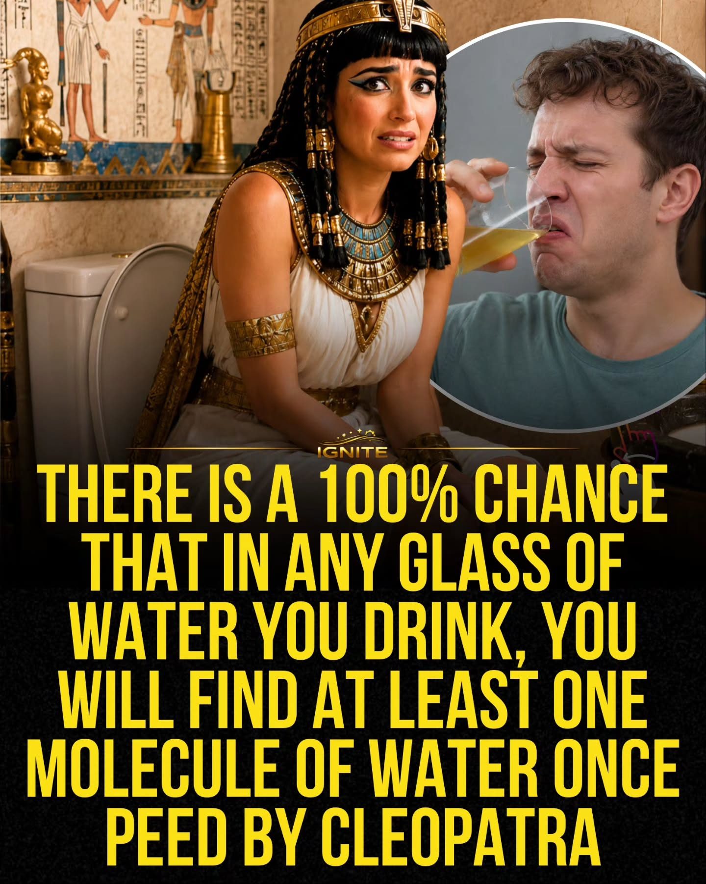The Surprising Truth: Cleopatra's Water in Your Glass