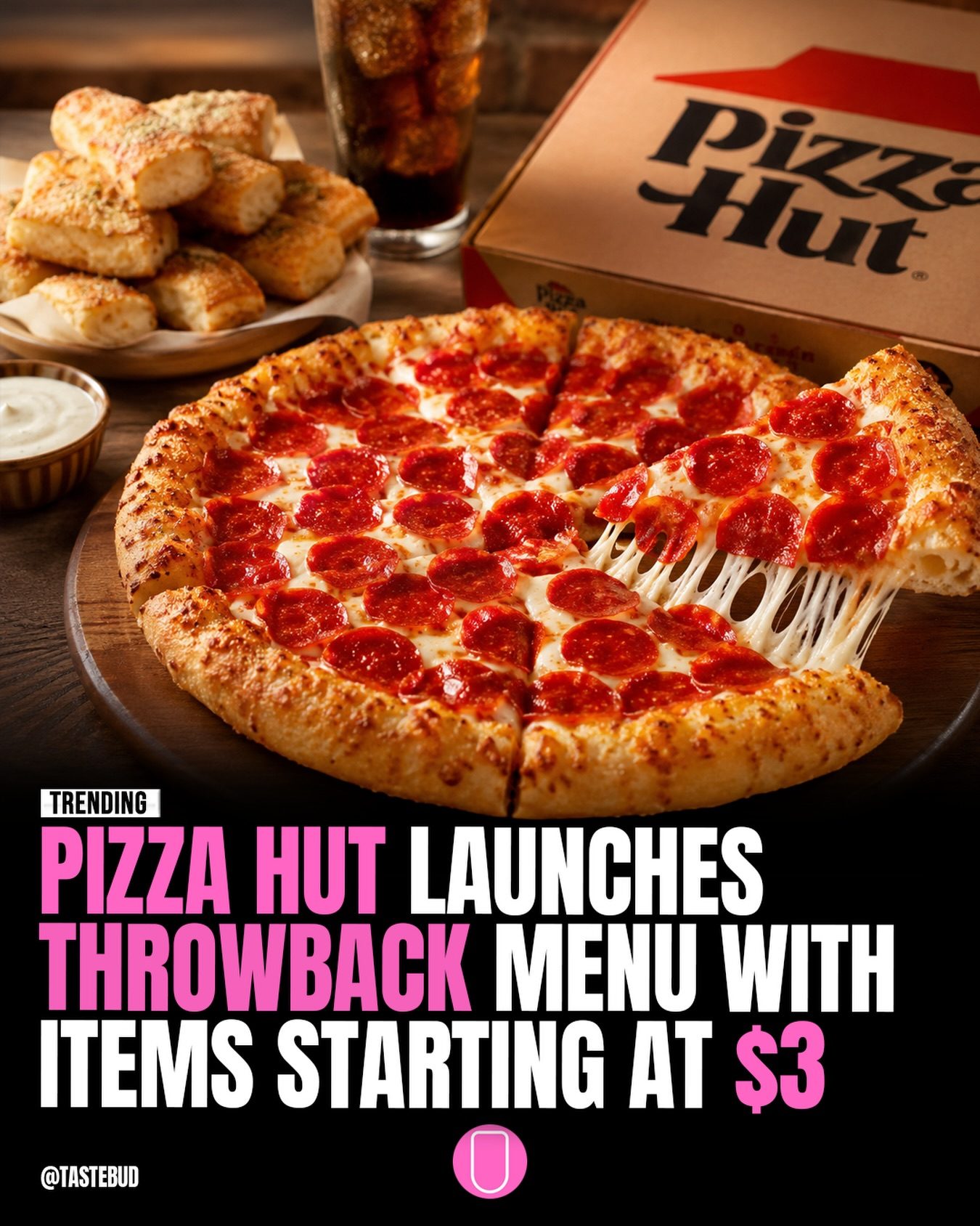 Pizza Hut's Nostalgic Throwback Menu with New Items