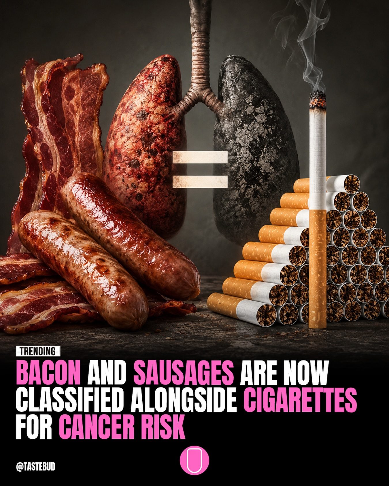 The Cancer Link: Processed Meats vs. Smoking