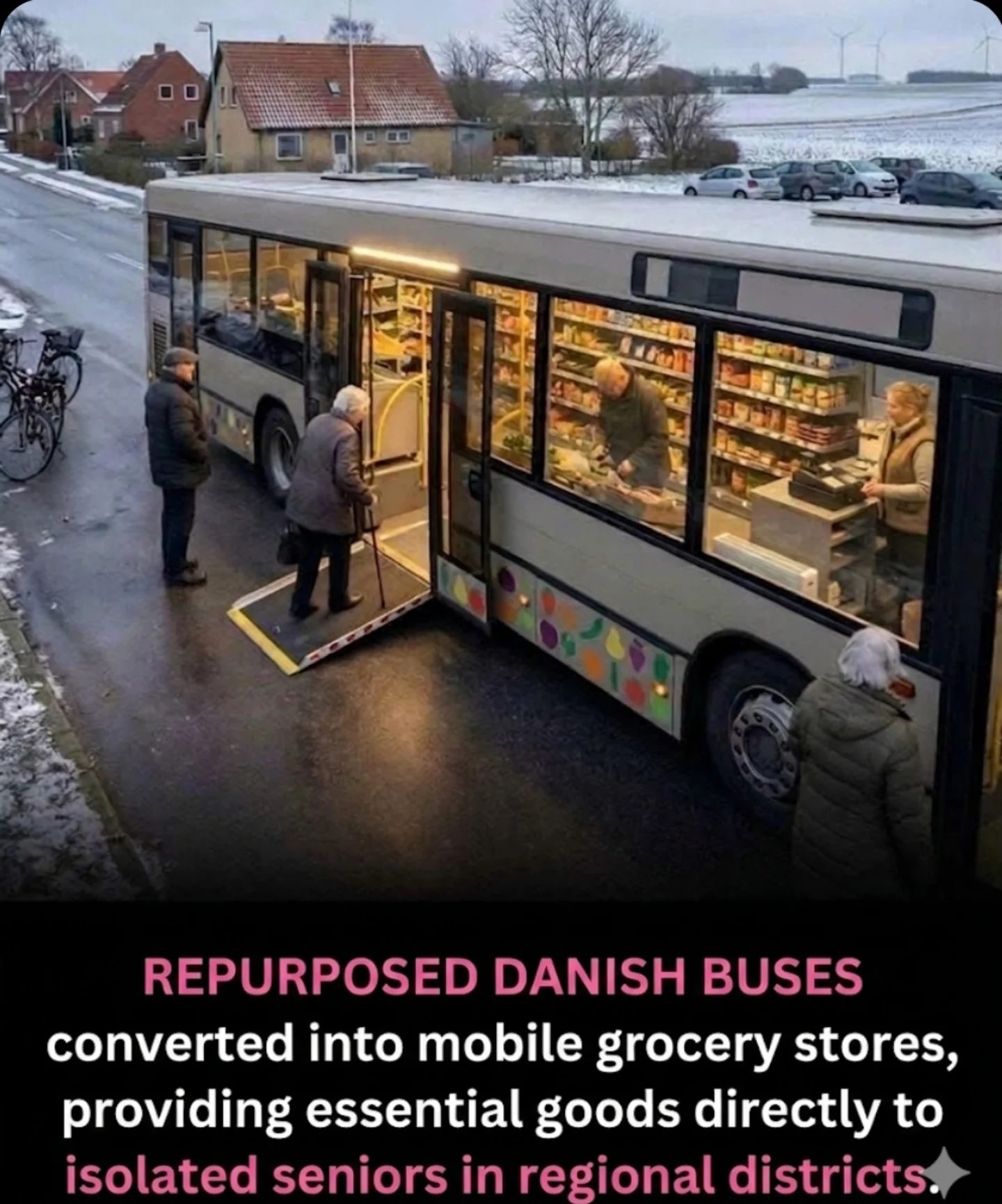 Denmark's Innovative Mobile Grocery Stores for Isolated Seniors