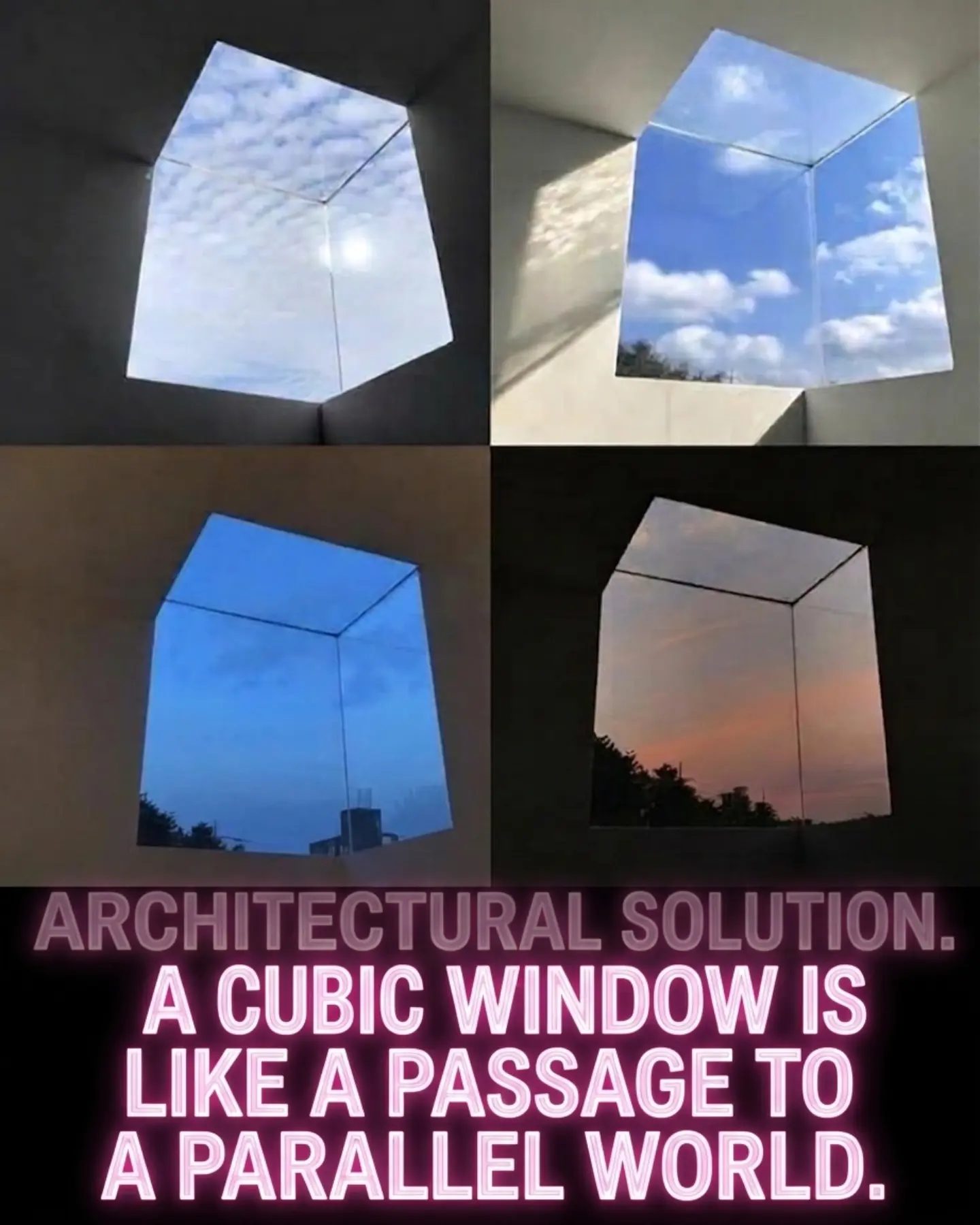 Cubic Windows: A Modern Architectural Portal