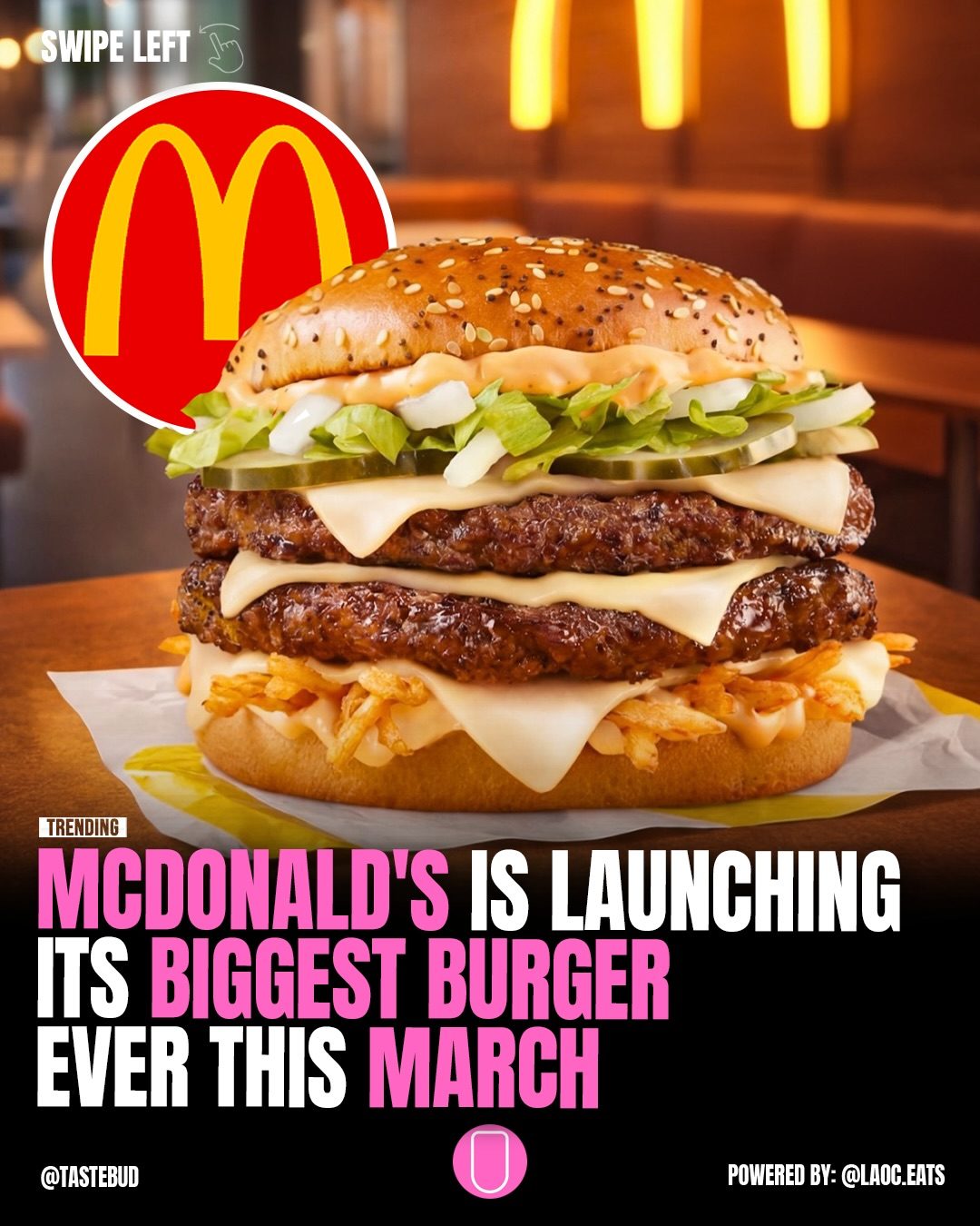 McDonald's Unveils Biggest Burger Ever: Big Arch
