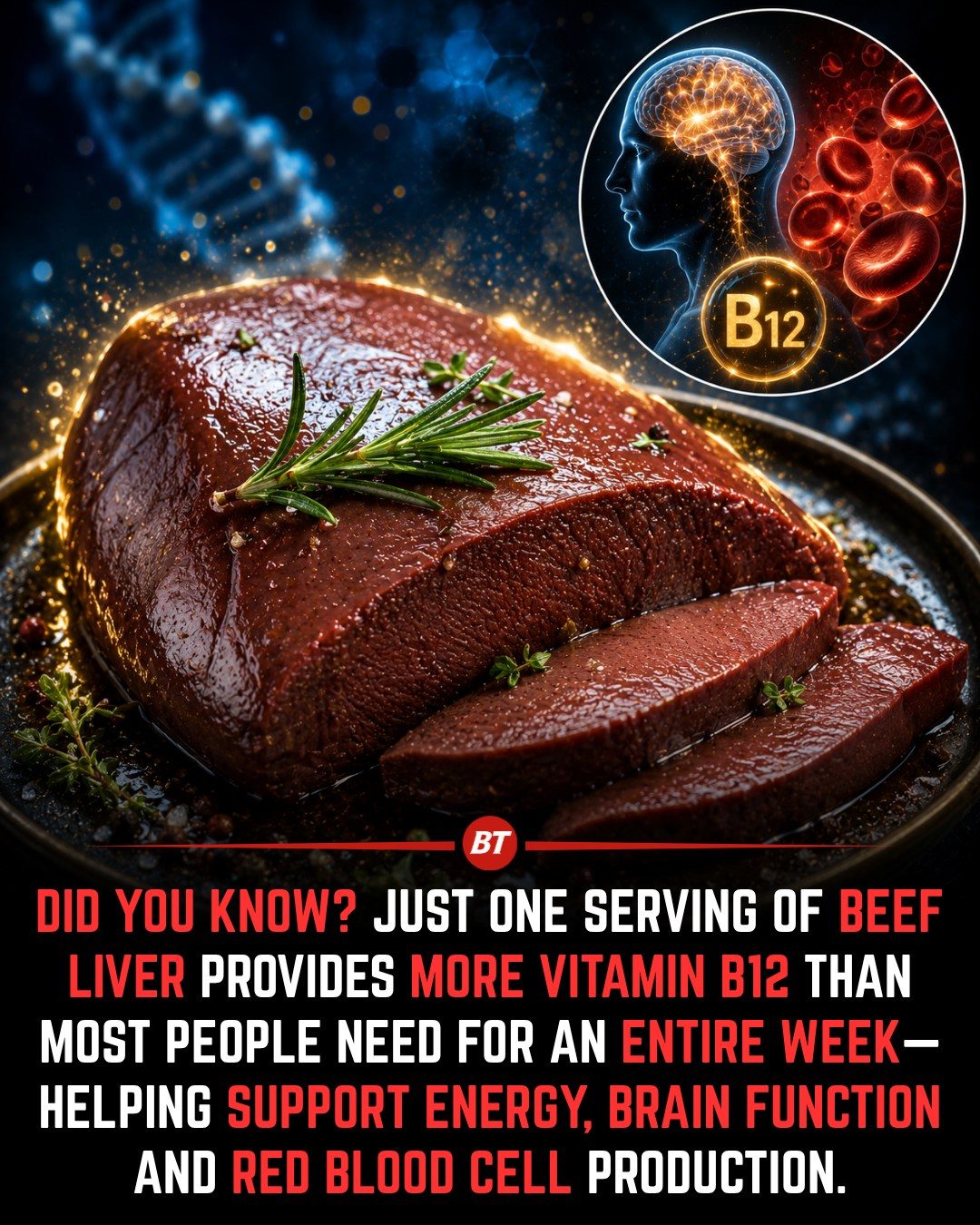 The Power of Beef Liver: Vitamin B12 Benefits