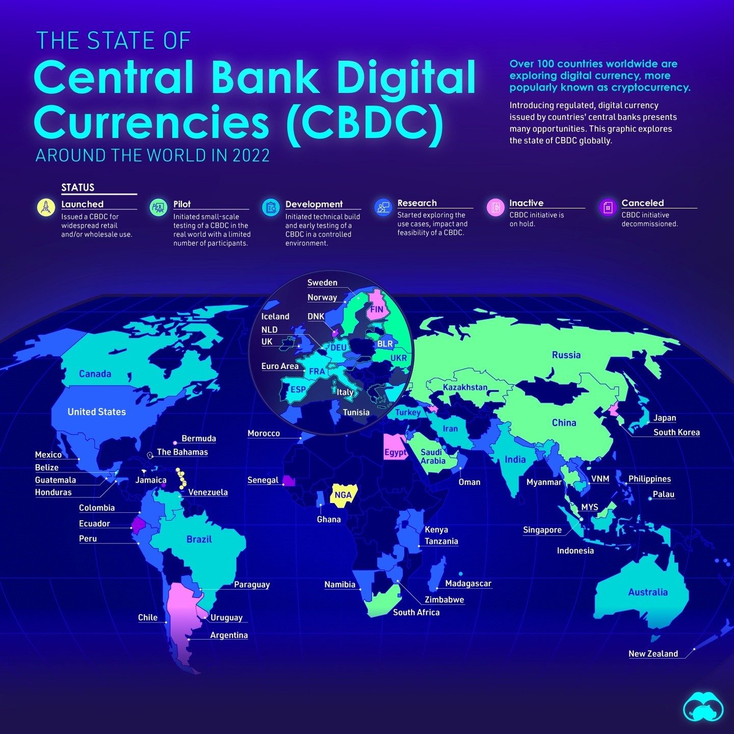 Global CBDC Progress: Mapping Central Bank Digital Currencies