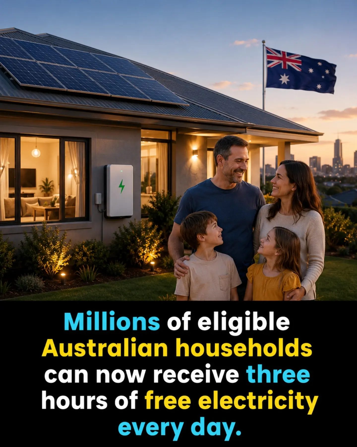 Eligible Aussies Can Cut Bills with Free Daily Solar Power