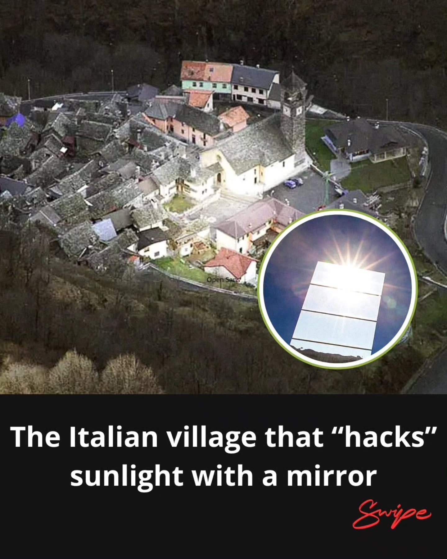 Viganella's Ingenious Sunlight Mirror System