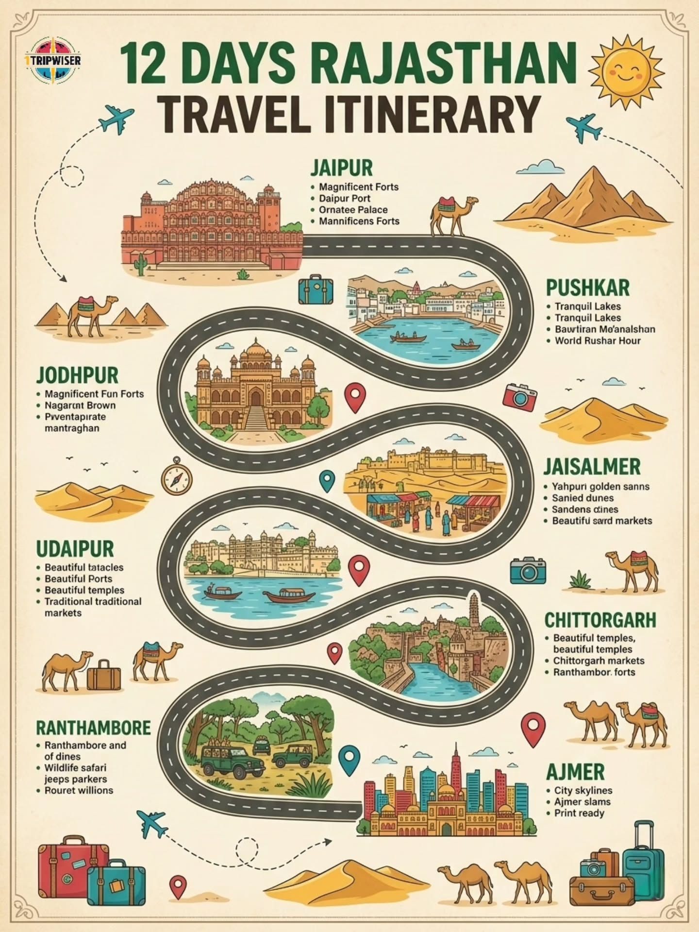 12-Day Rajasthan Itinerary: Jaipur to Udaipur Highlights