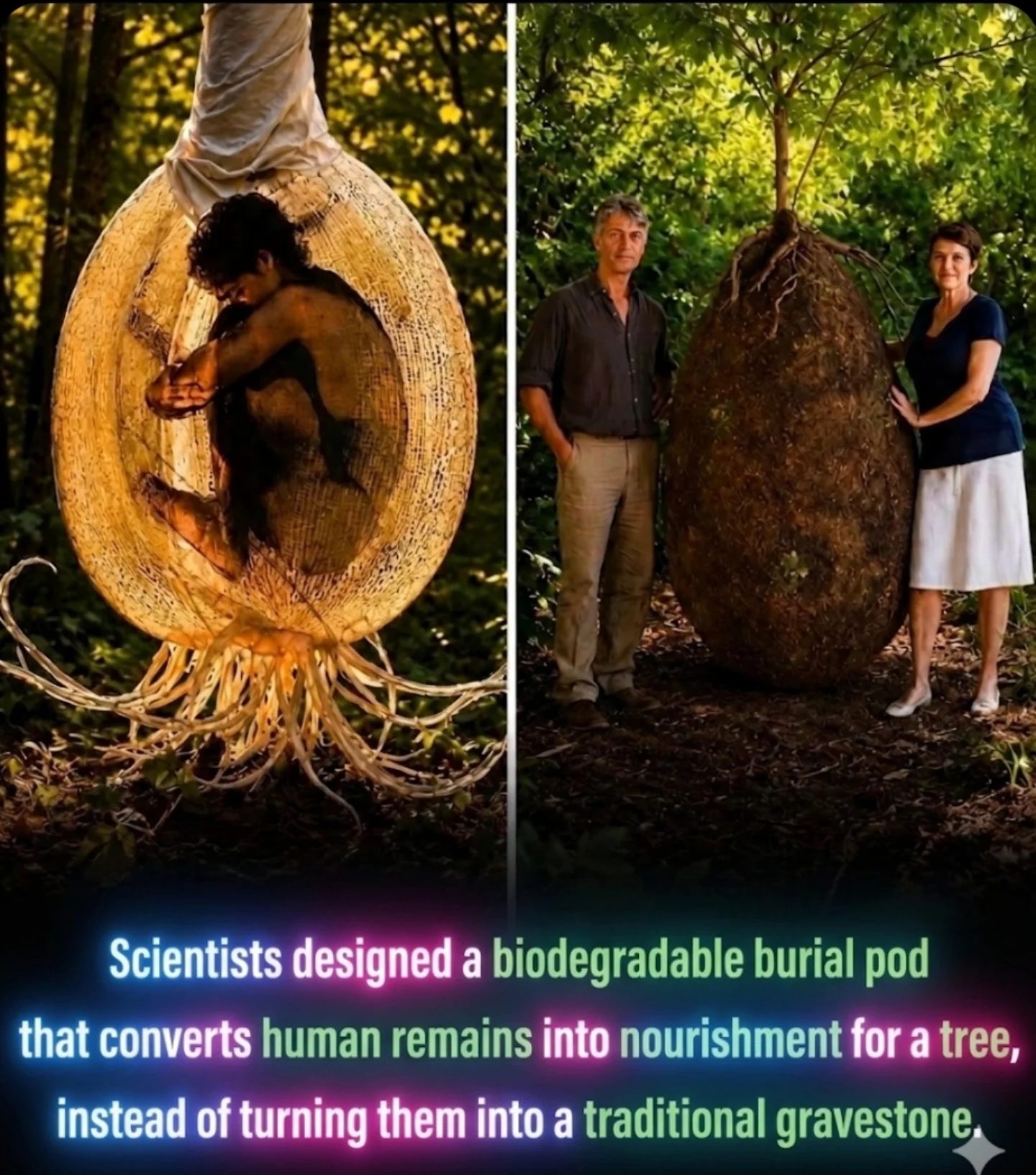 Eco-Friendly Burials: Biodegradable Pods that Turn Remains into Trees